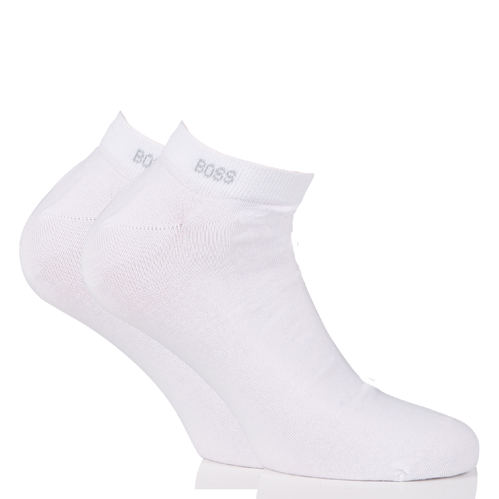 Pack of 2 pairs of cotton-blend socks BOSS White