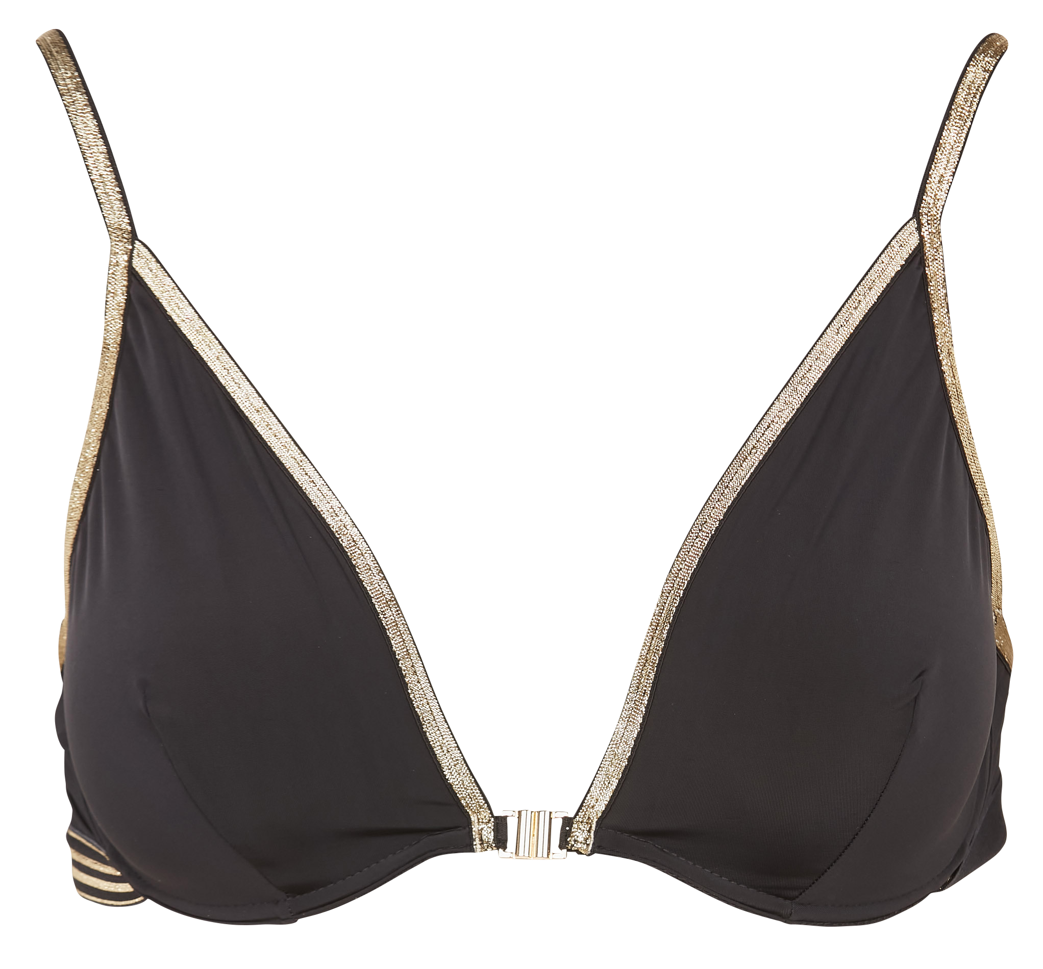 Pinstripe bralette JACKIE Noir