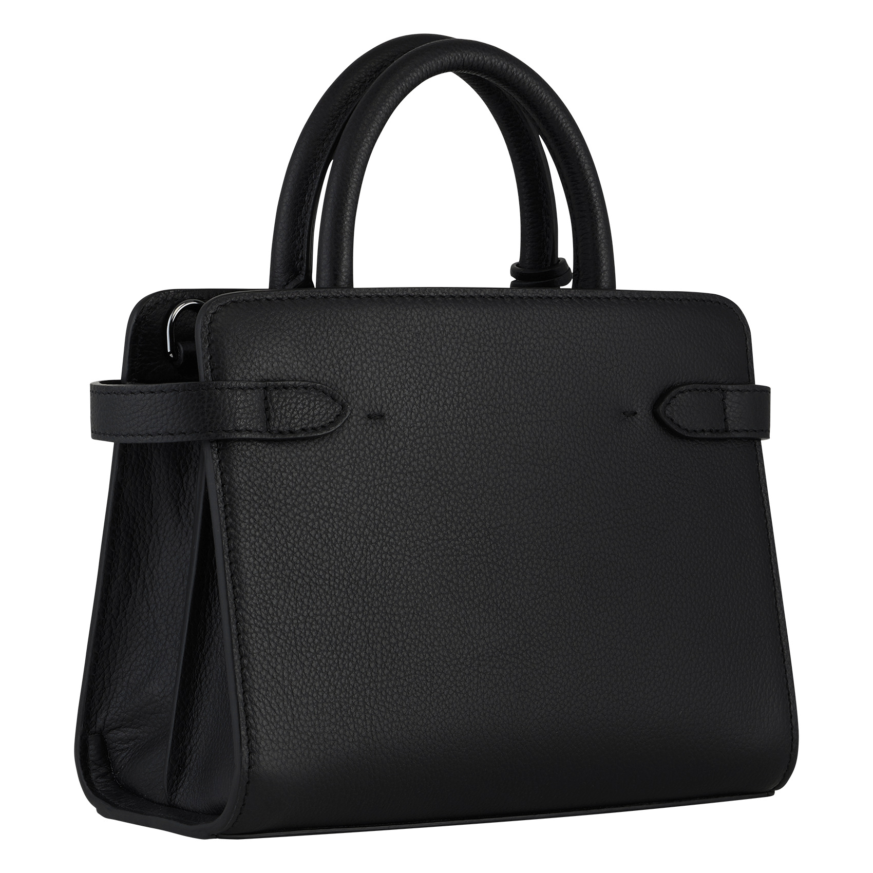 Sac à main en cuir  LE TANNEUR Noir