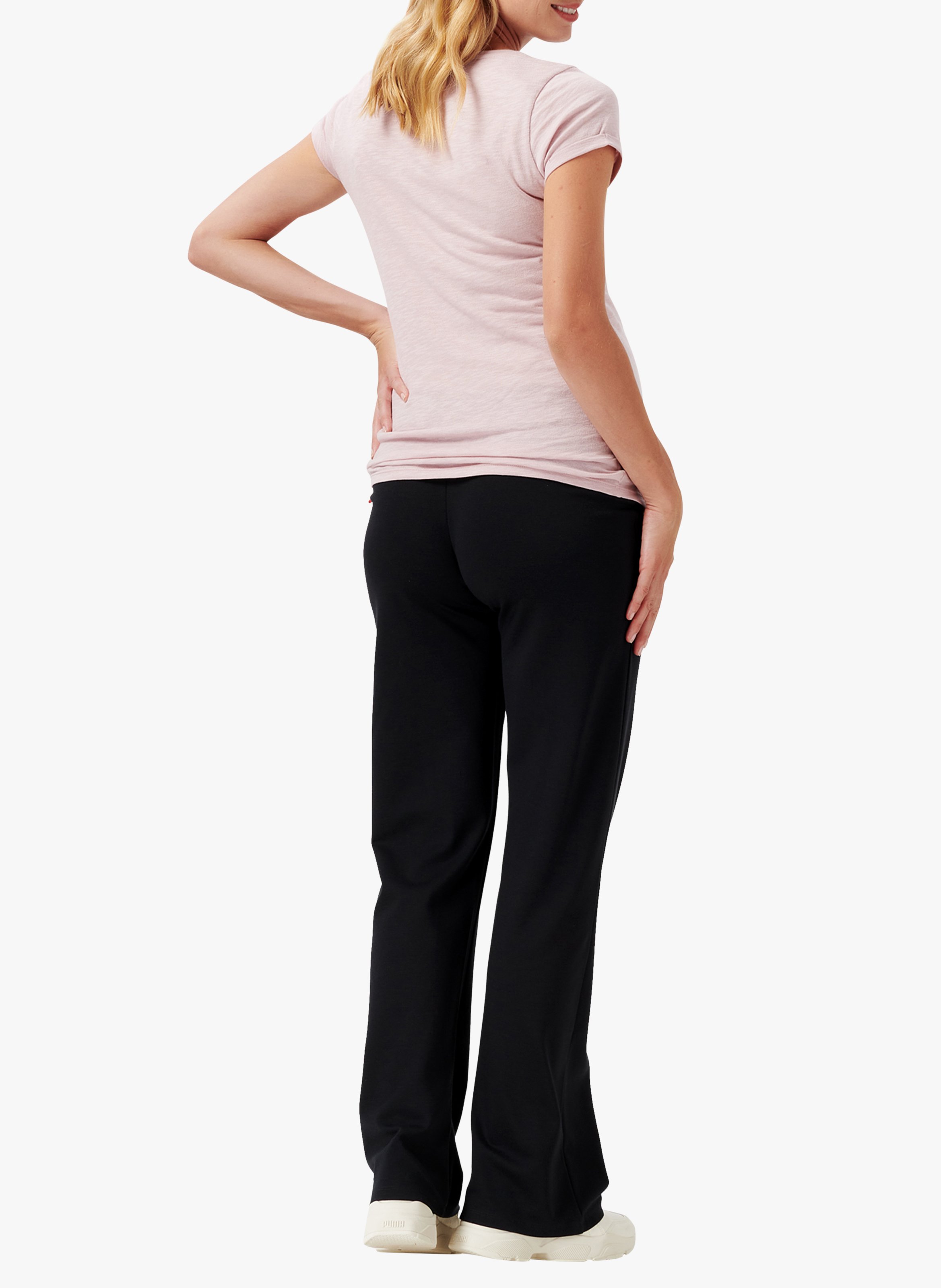 Loose-fit viscose pants NOPPIES Black