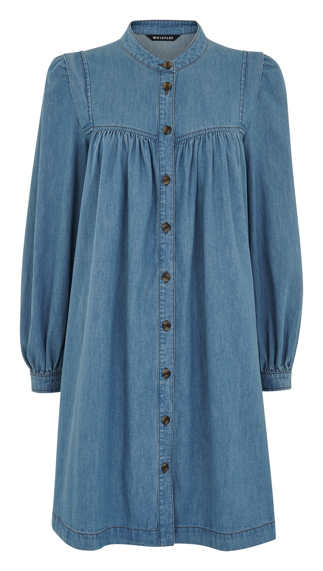 Loosefit 100 Cotton Denim Dress Denim Whistles Women Place des