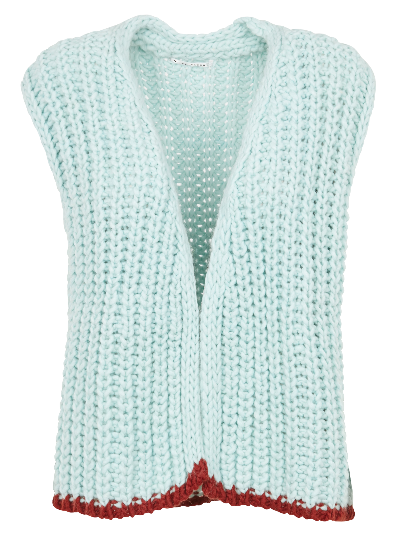 Gilet droit sans manches en maille DR BLOOM Multicolore