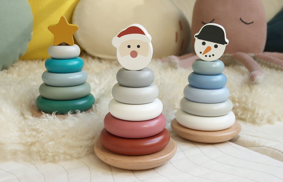 Stacking tower KINDSGUT Red