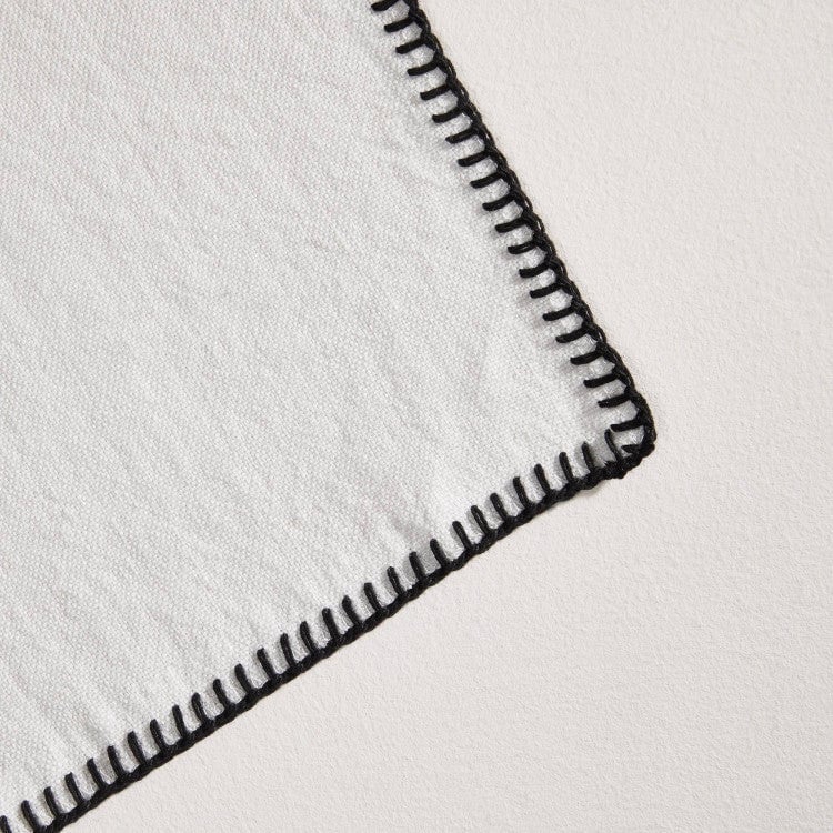 NINO - Linen napkin, 45 x 45 cm MADURA White