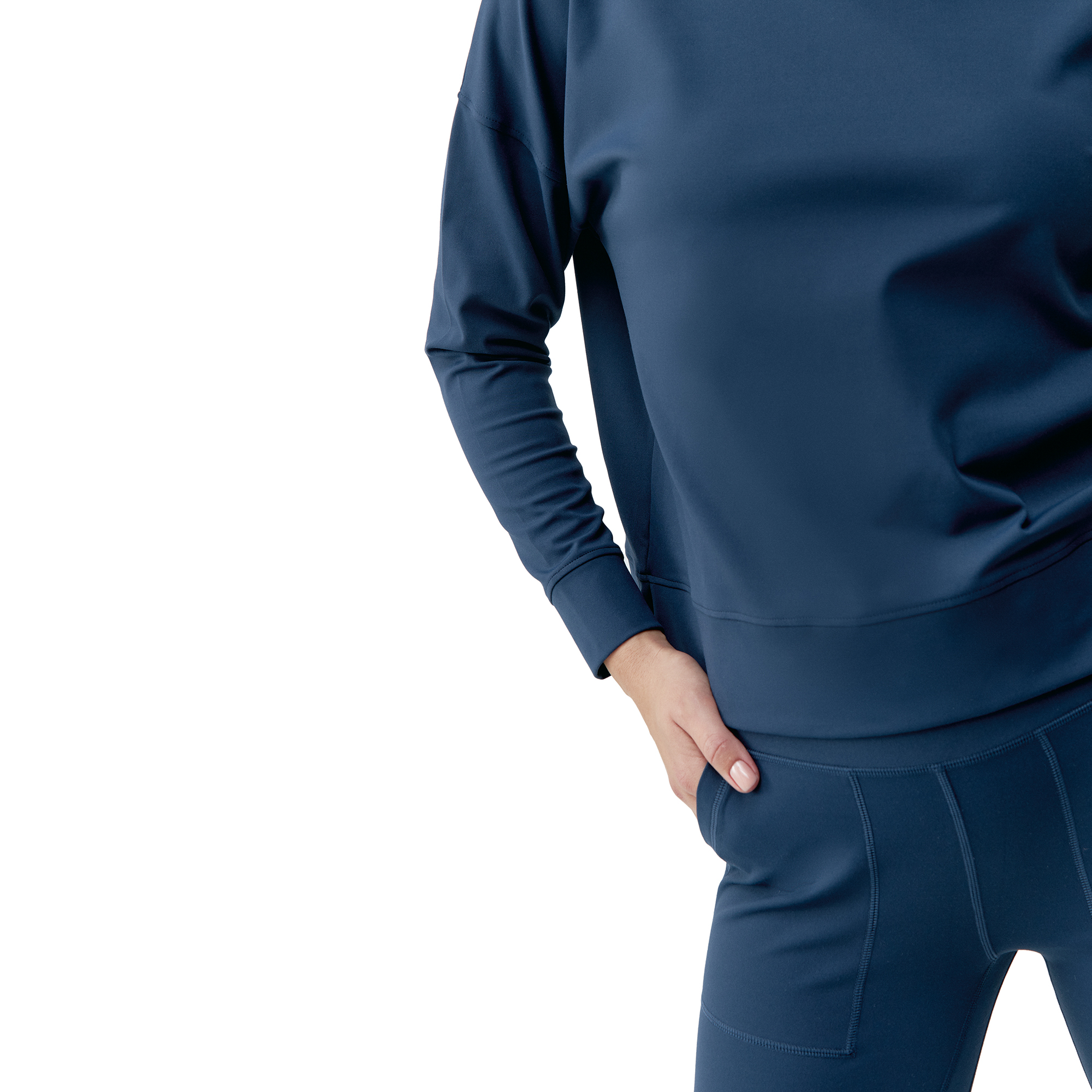 Comfortable sports sweatshirt BORN LIVING YOGA Blue