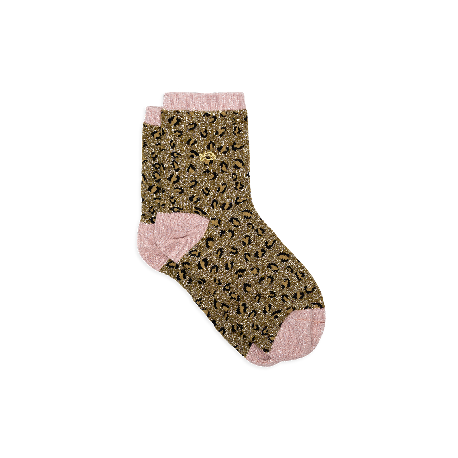 Leopard Combed Cotton Socks BILLYBELT Green