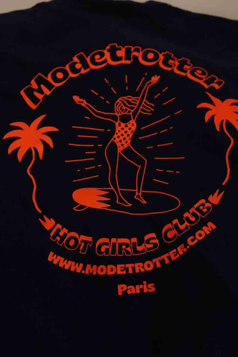 Cotton T-shirt MODETROTTER - Seconde Main Blue