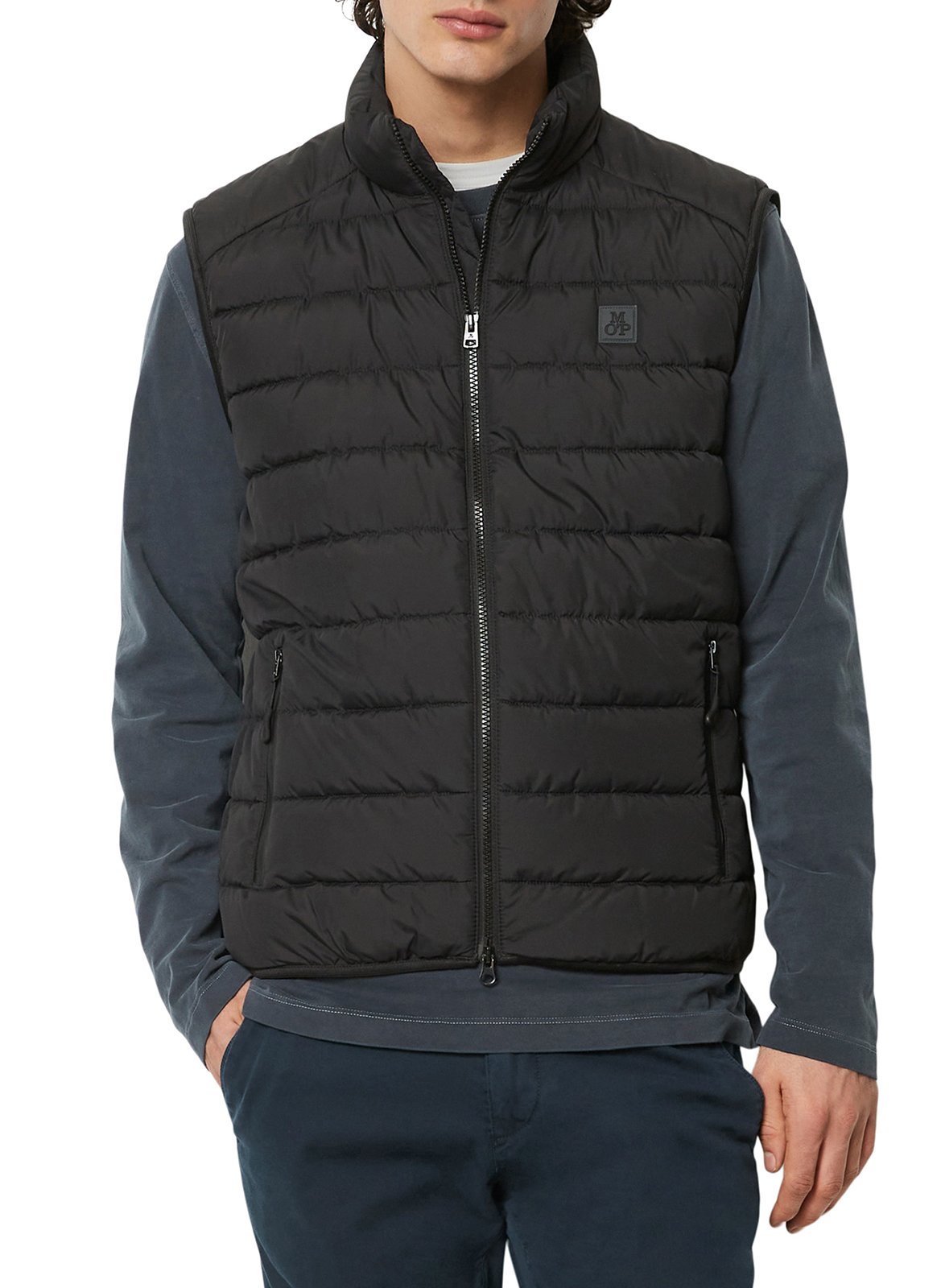 Doudoune sans manches en polyester recyclé MARC O'POLO Noir