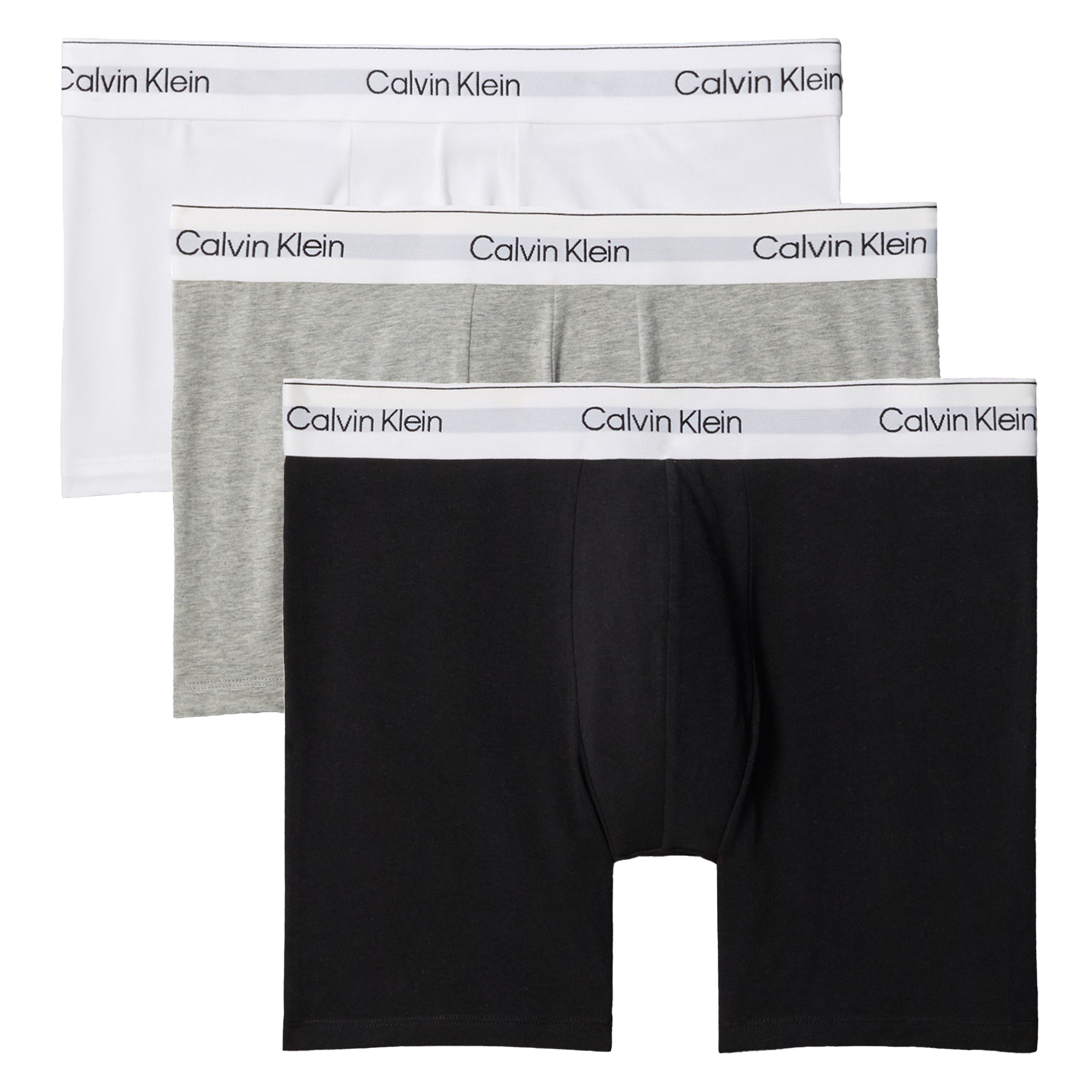 Set aus 3 einfarbigen Boxershorts CALVIN KLEIN UNDERWEAR Mehrfarbig