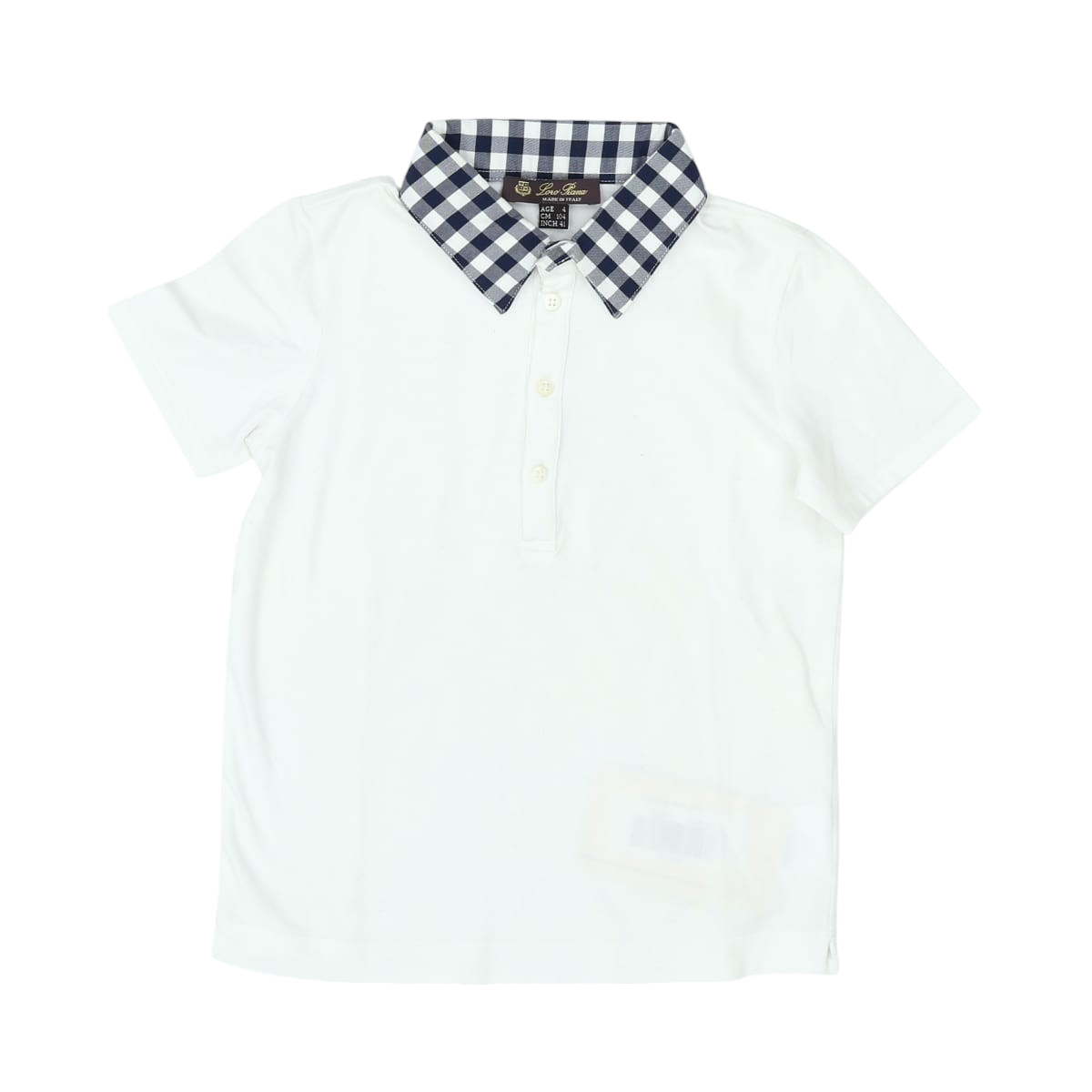White kids' polo - 4 years LORO PIANA - Seconde Main White