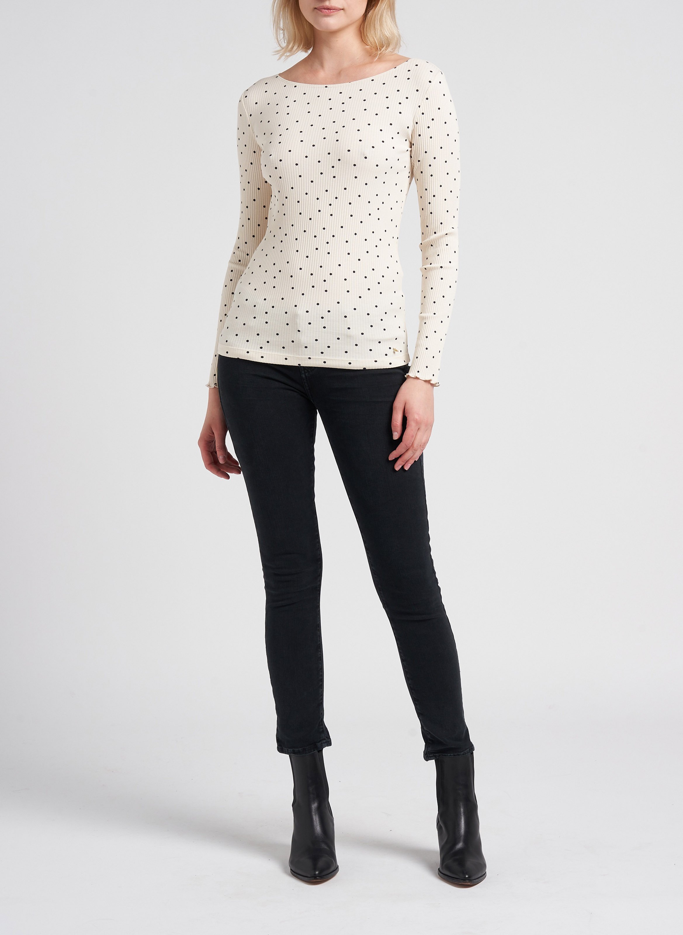 Vaquero slim de talle normal ACQUAVERDE Negro