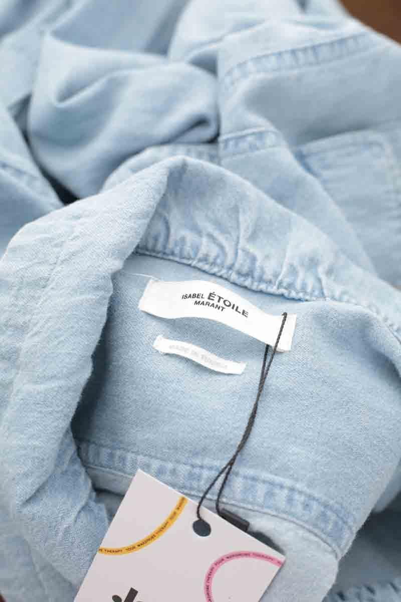 Chemise en coton ISABEL MARANT ÉTOILE - SECONDE MAIN Bleu