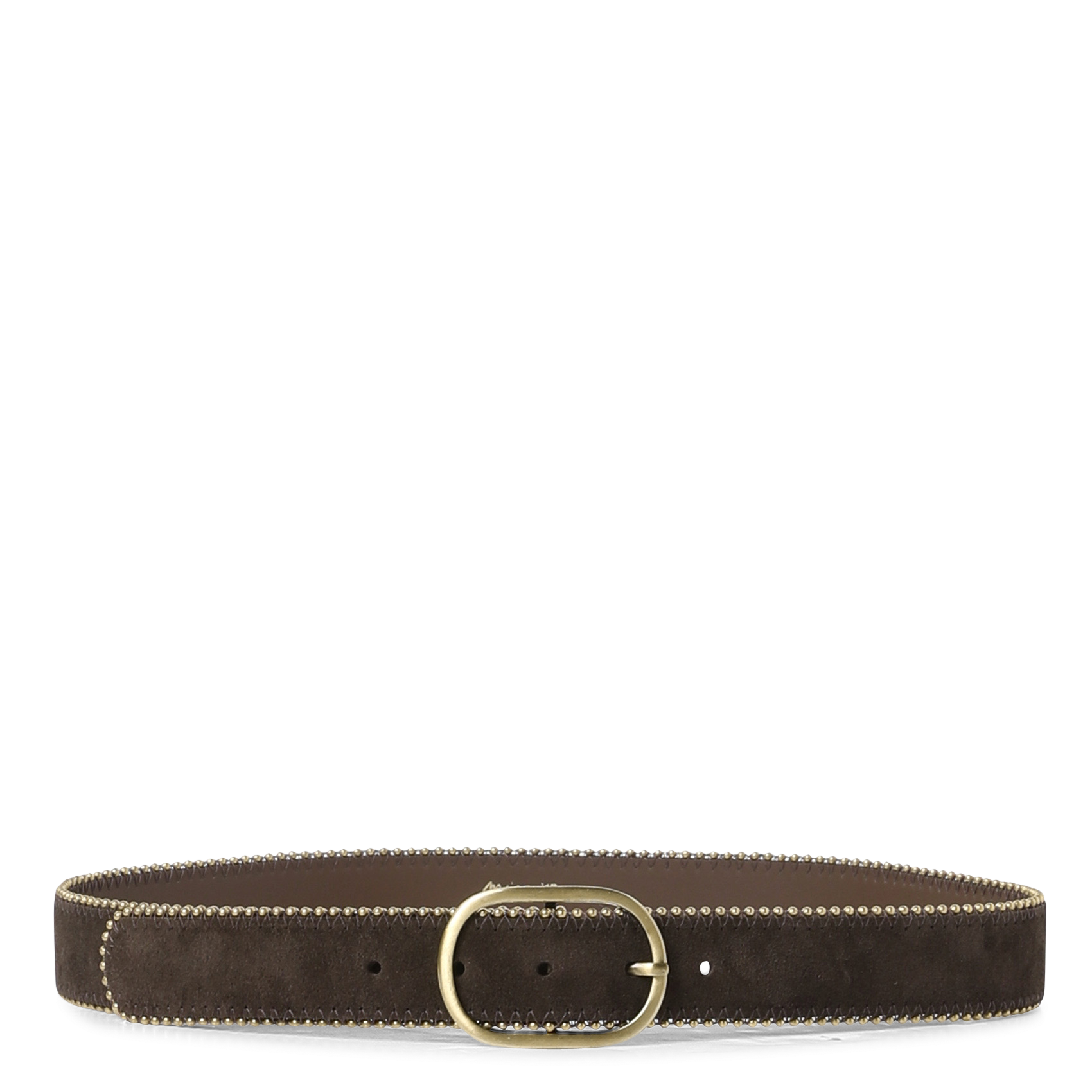 Suede belt MAISON 123 Brown