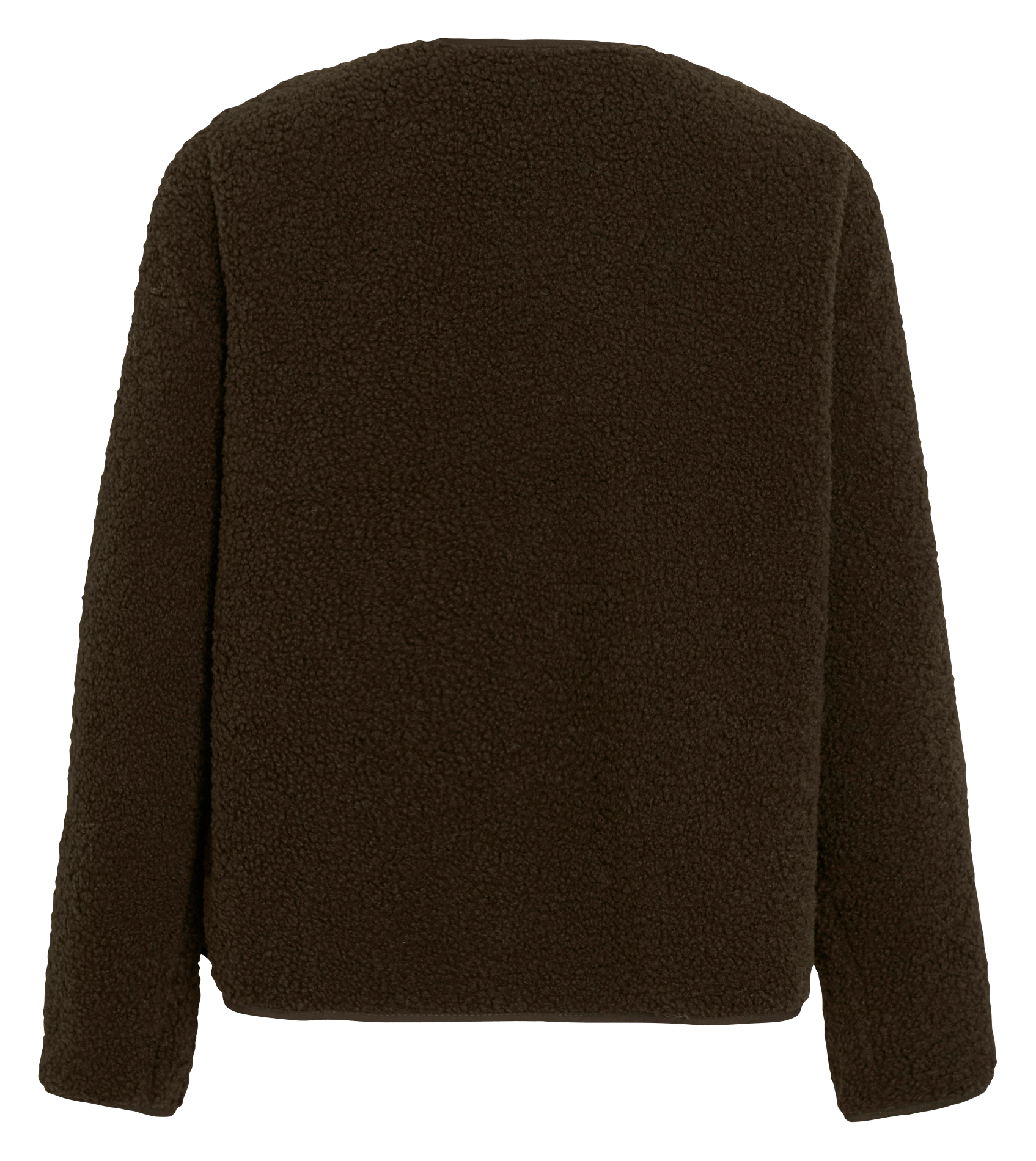 Veste col rond  VILA Marron