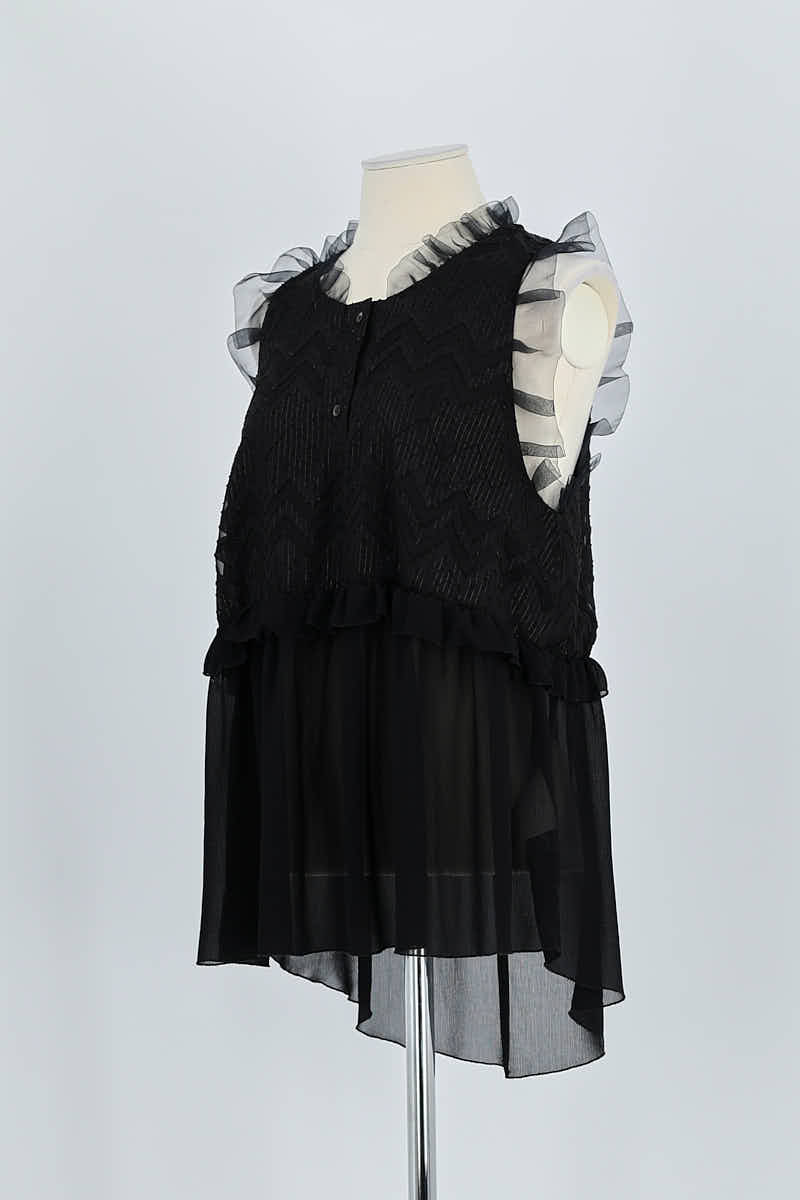 Azawood sleeveless top HEIMSTONE - Seconde Main Black