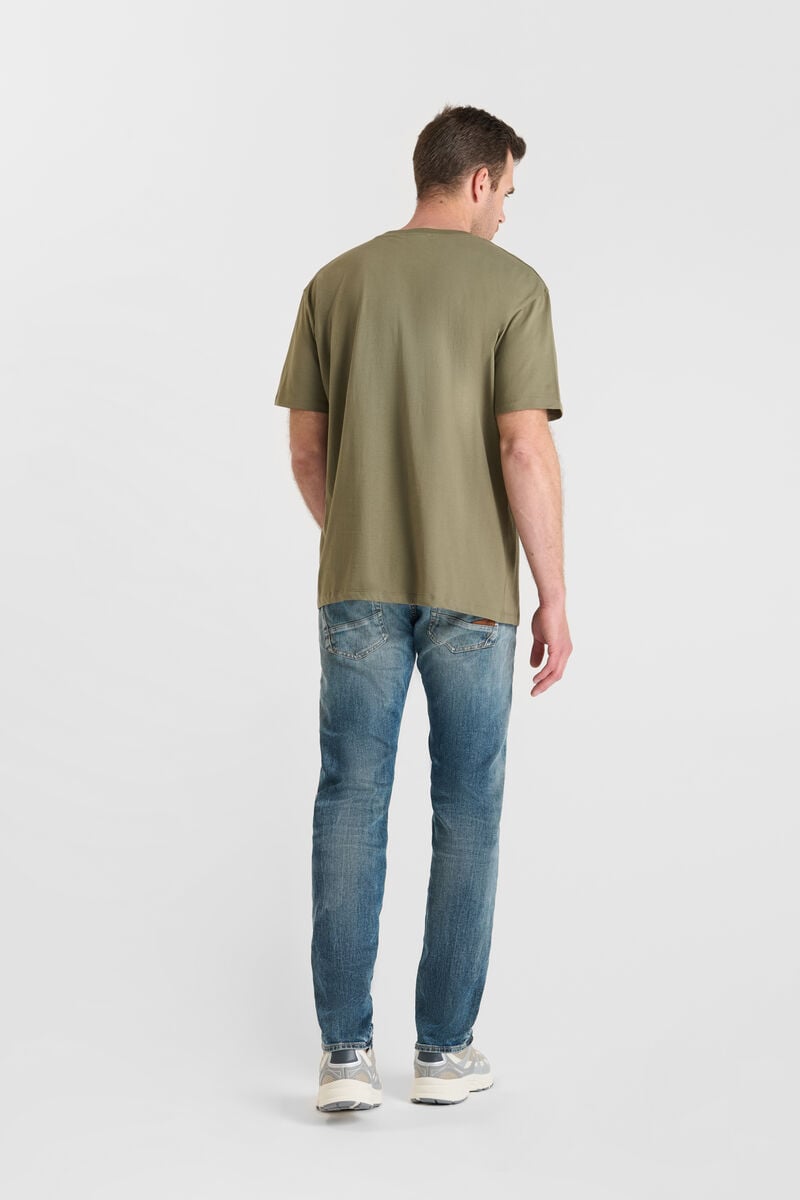 Tommy Badge T-shirt LE TEMPS DES CERISES Khaki