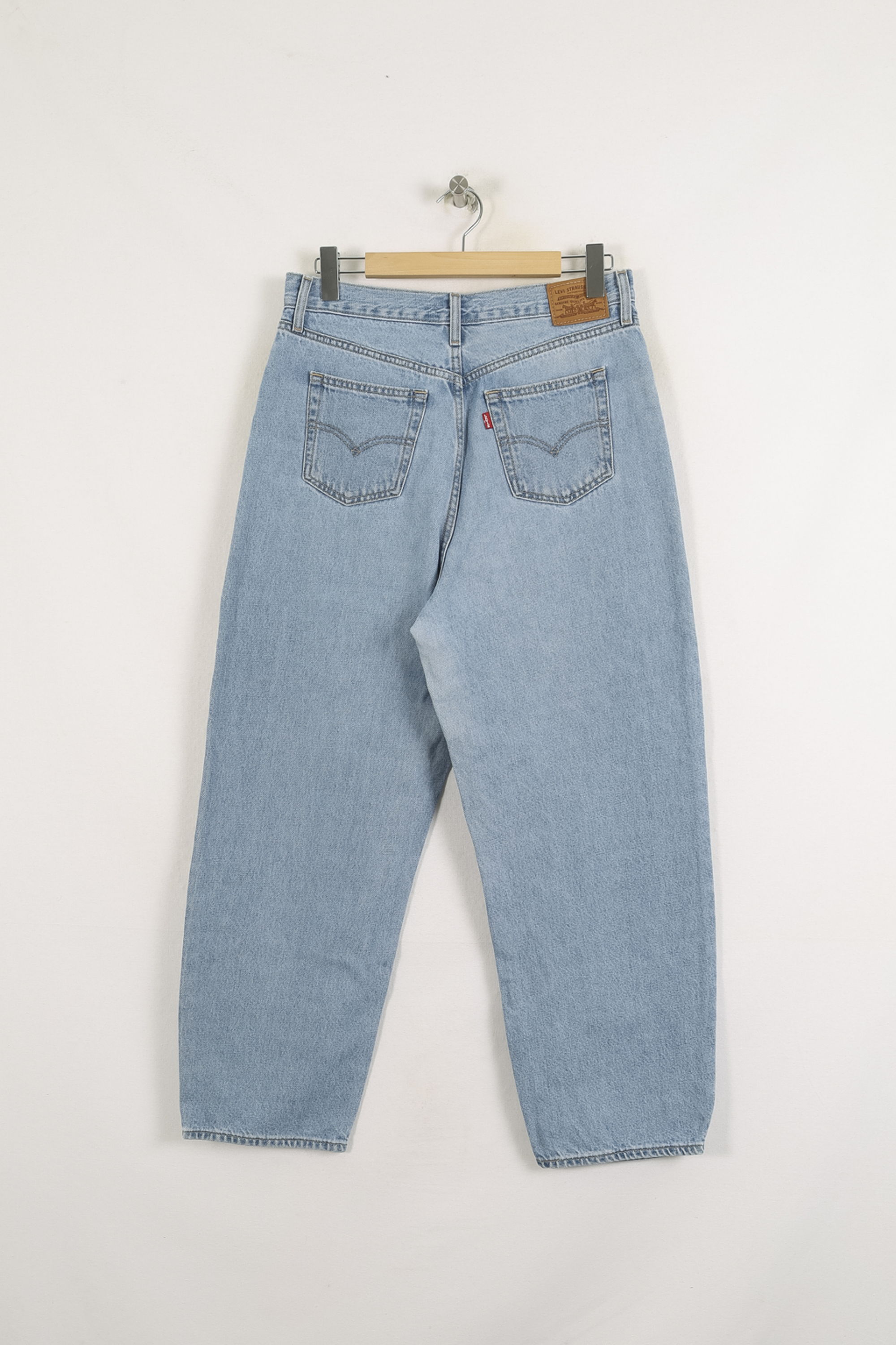 Cropped slim jeans with studs LEVI'S - Seconde main Blue