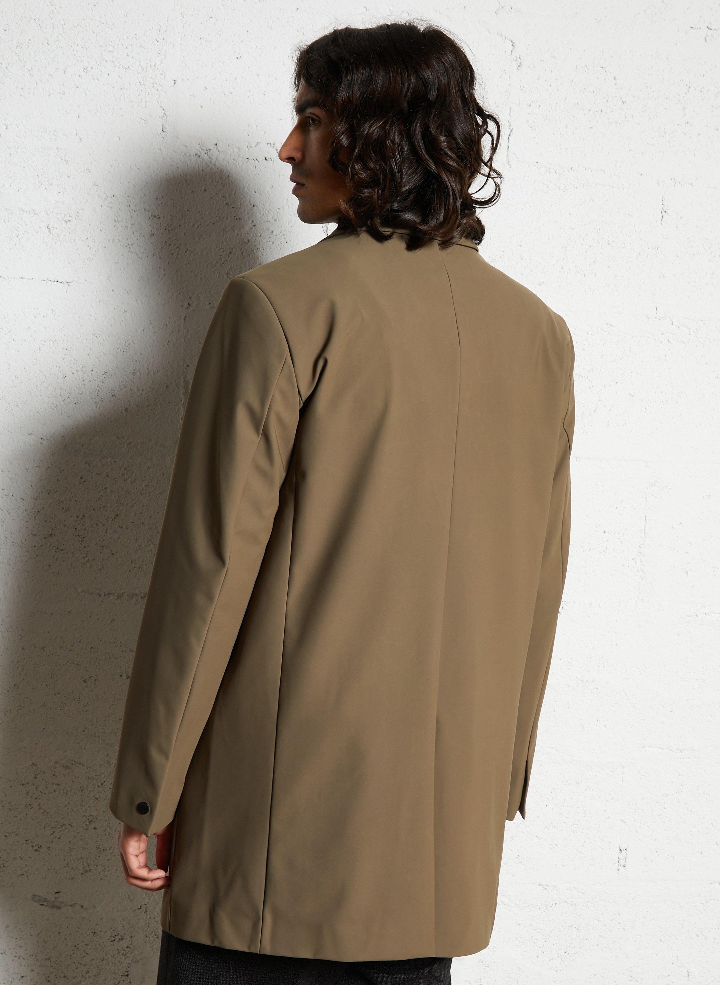 Gerade geschnittener Parka in Uni mit abnehmbarer Kapuze IKKS Braun