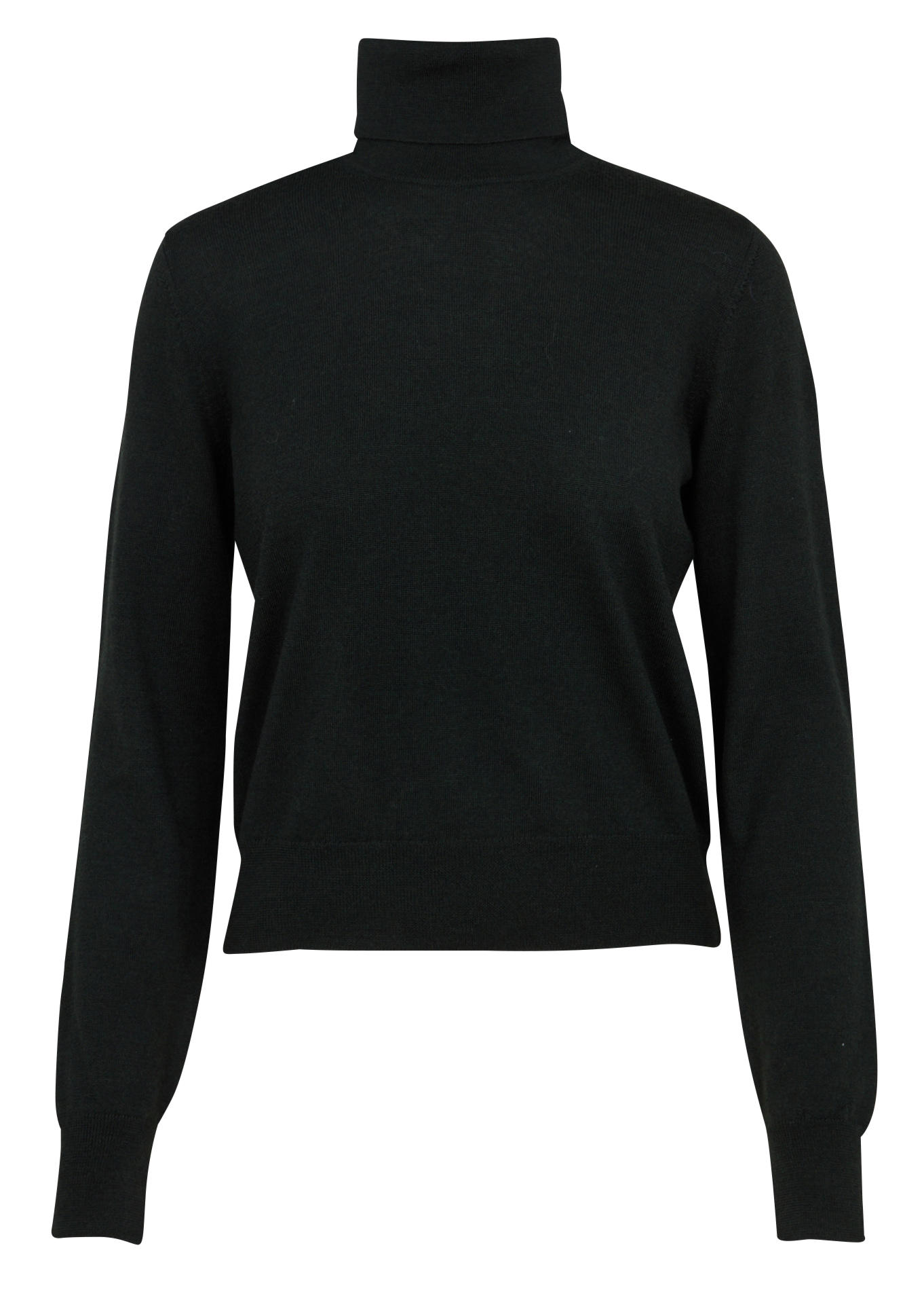 Pull droit col roulé en laine SESSUN Marron