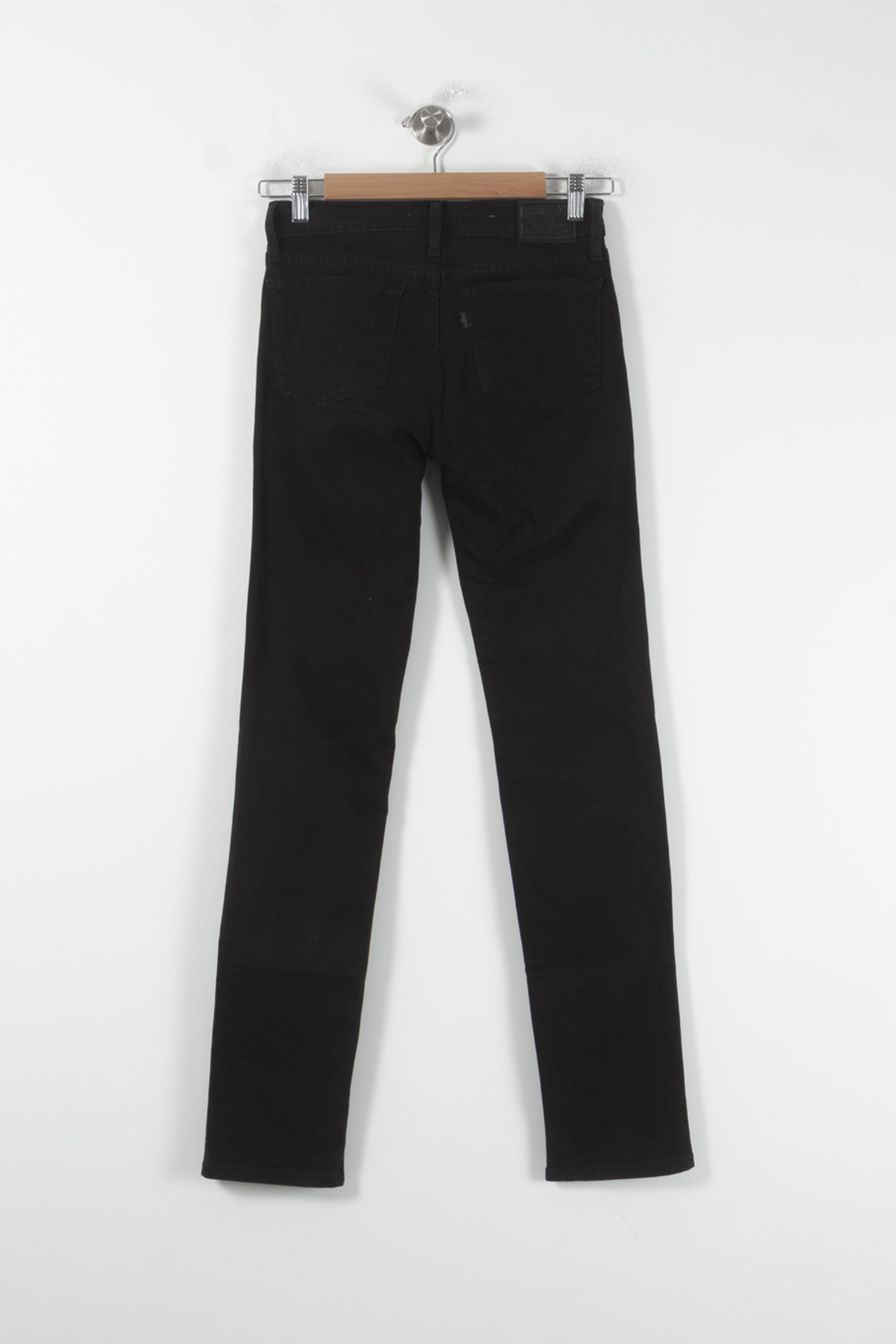 Cropped slim jeans with studs LEVI'S - Seconde main Black