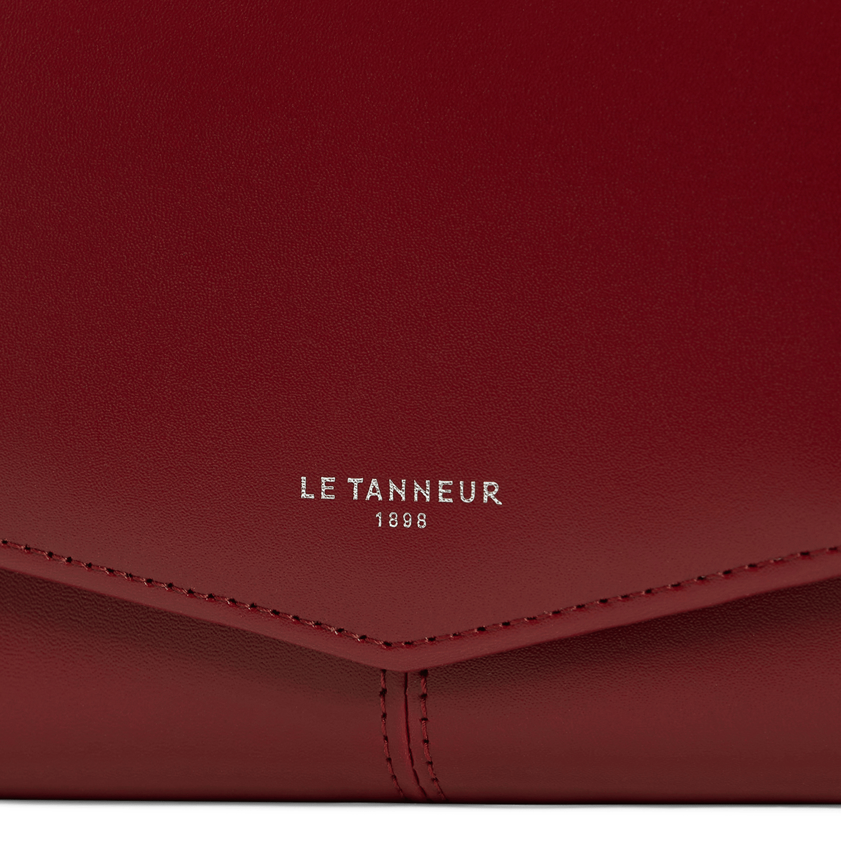 Smooth leather wallet Red