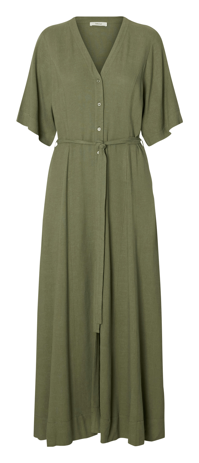 Long V-neck dress SELECTED