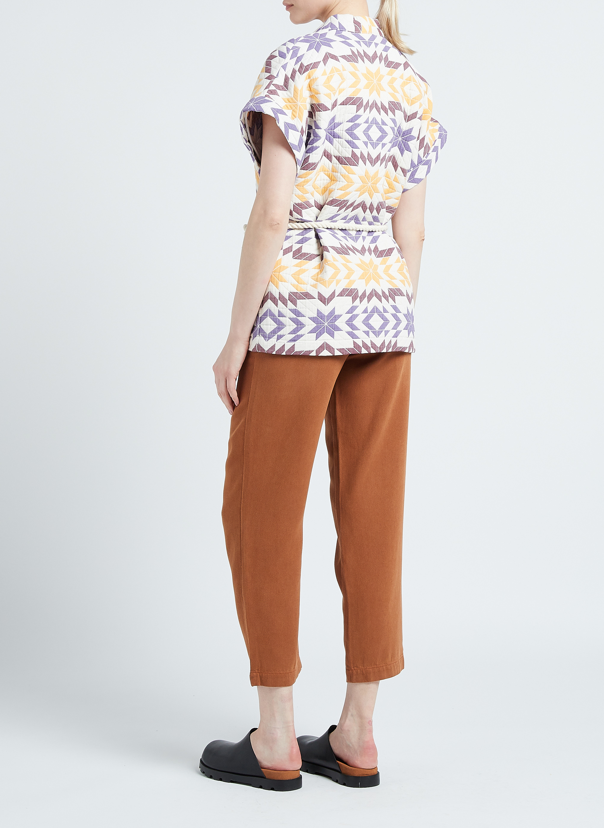 Baumwoll-Mix-Jacke mit Schalkragen LA PETITE FRANCAISE Beige