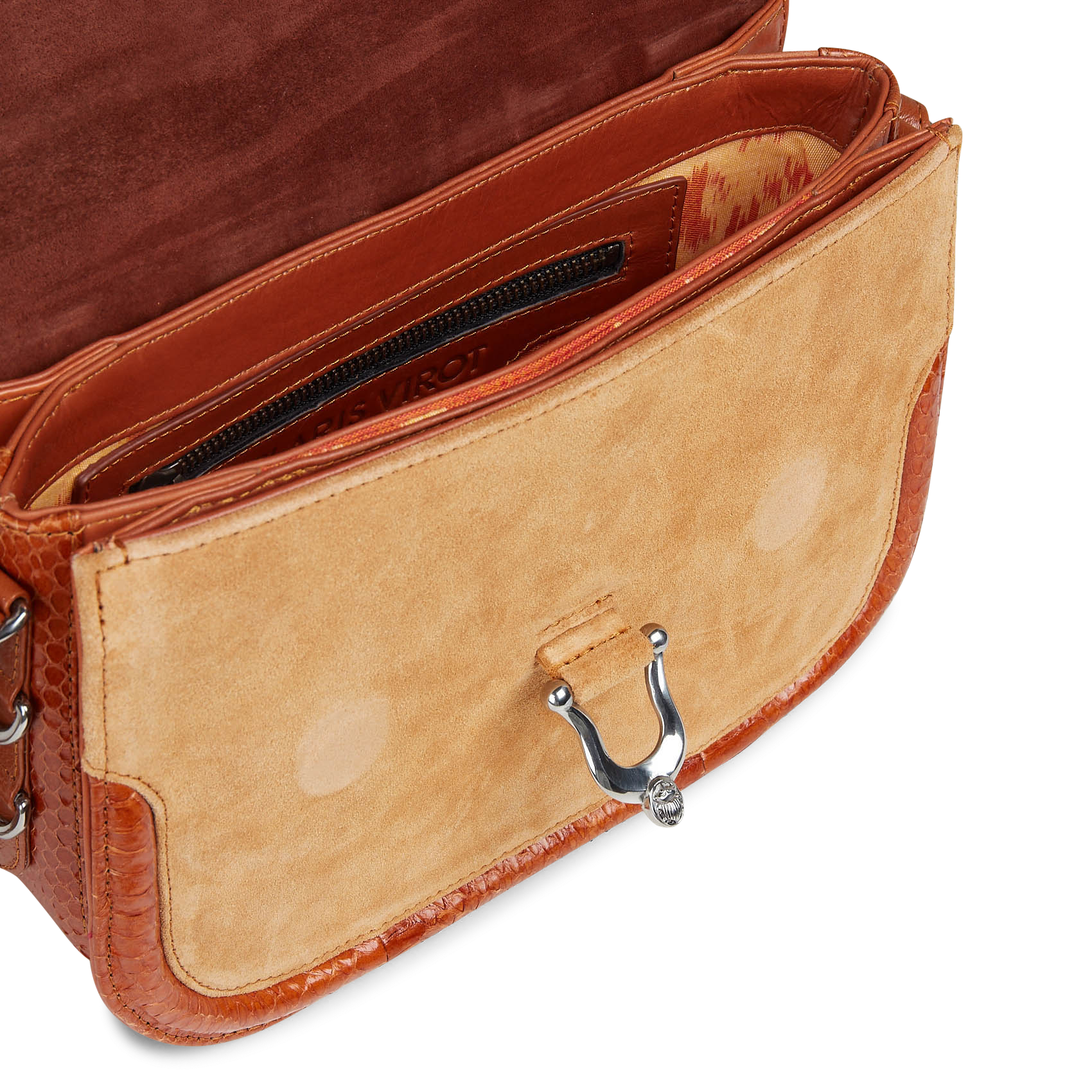 Brieftasche aus Leder CLARIS VIROT Braun