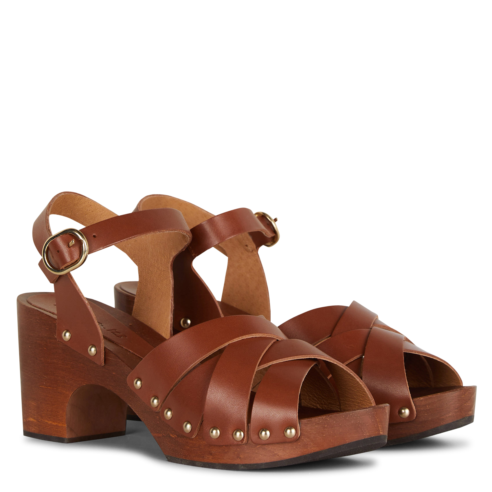 Clog sandals MAISON 123 Brown