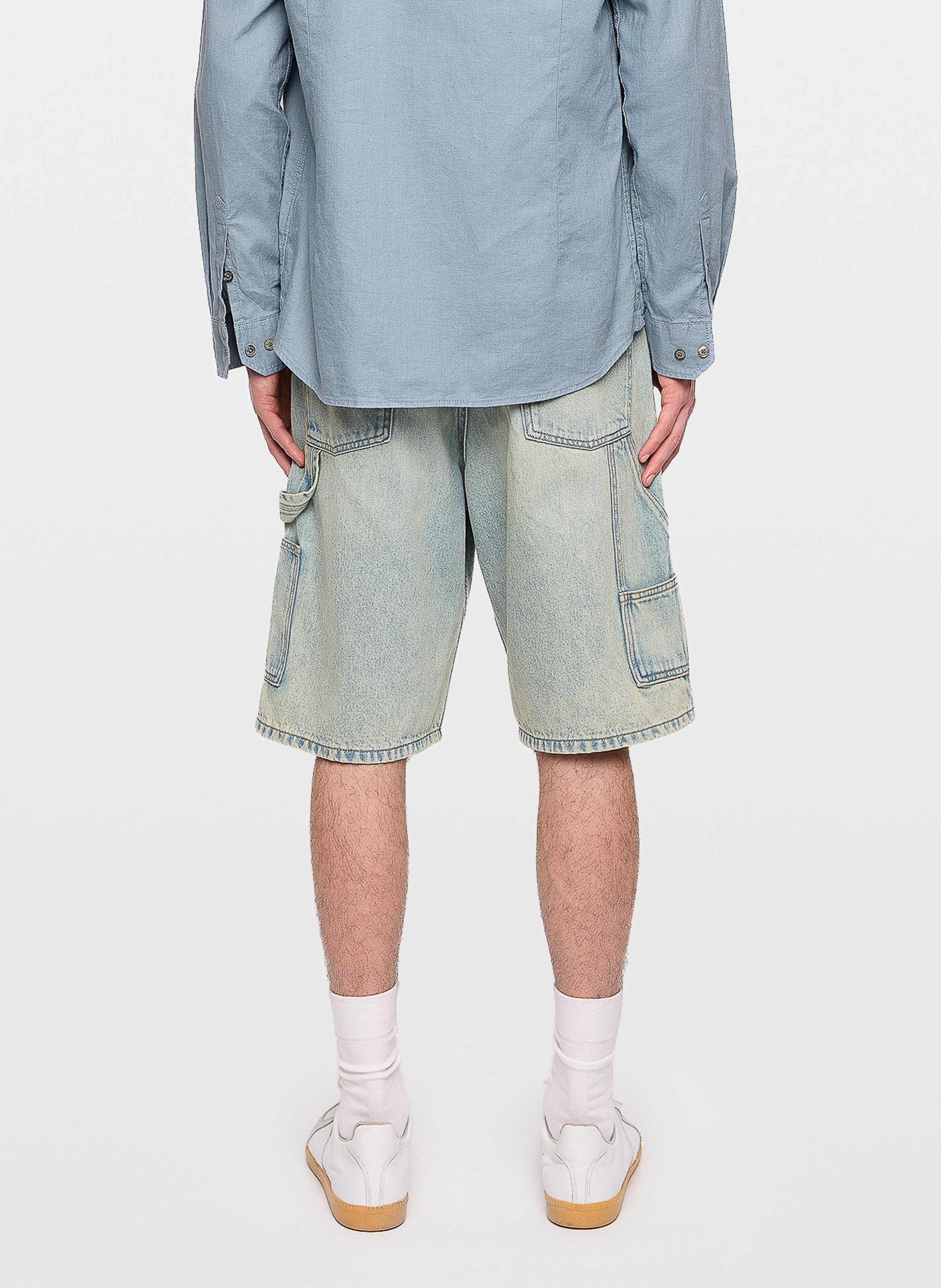 Gerade geschnittene Baumwollshorts ZADIG&VOLTAIRE Blau