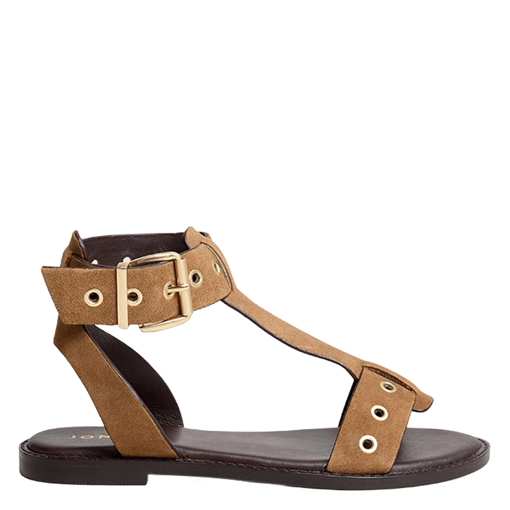 Flat soft leather sandals JONAK