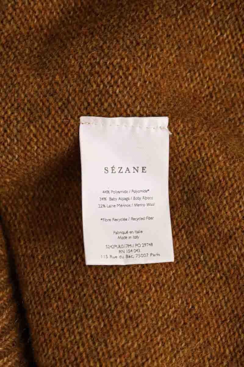 Pull sans manches SEZANE - Seconde main Marron