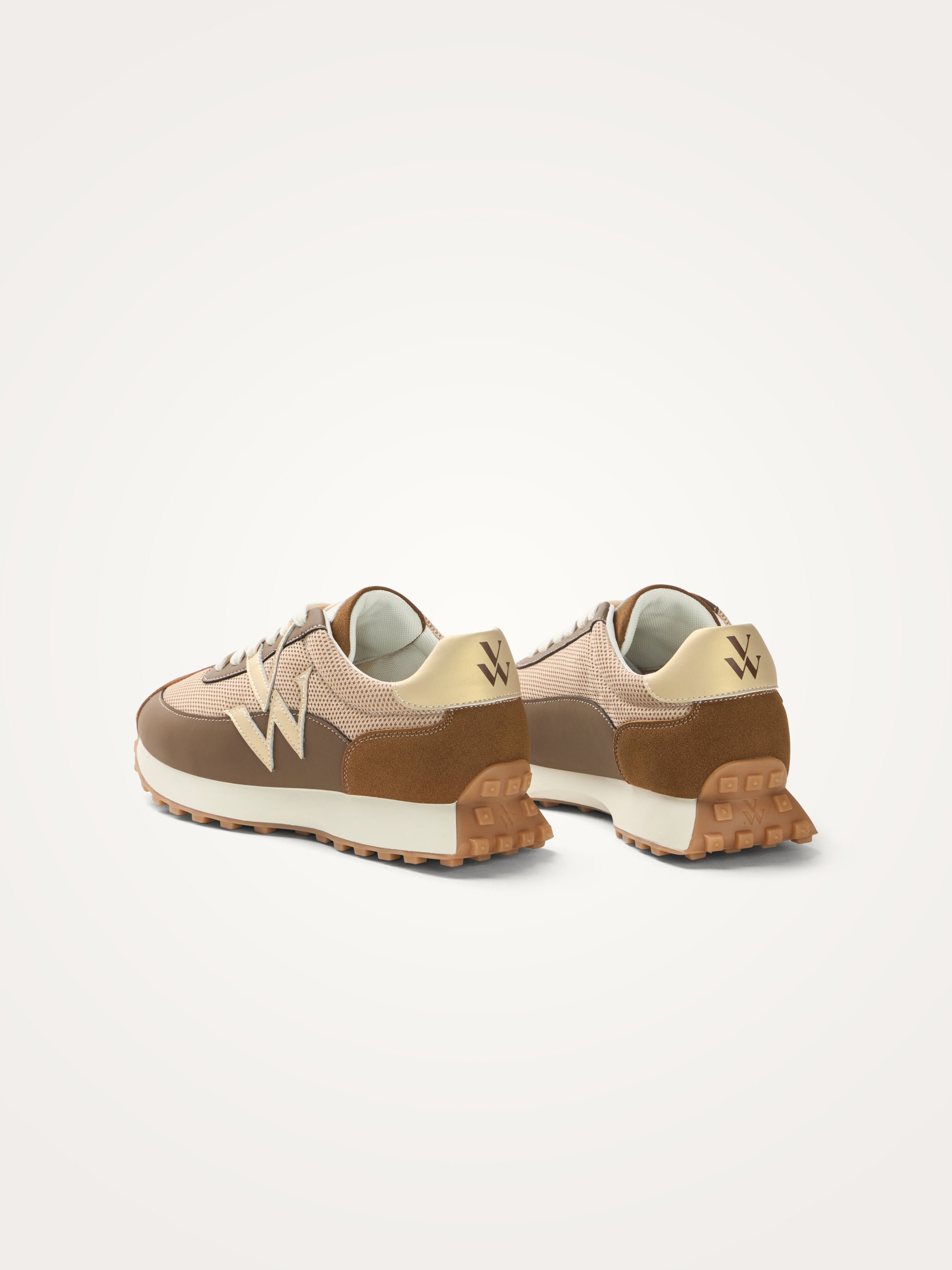 Sneakers with monogram on running sole VANESSA WU Green