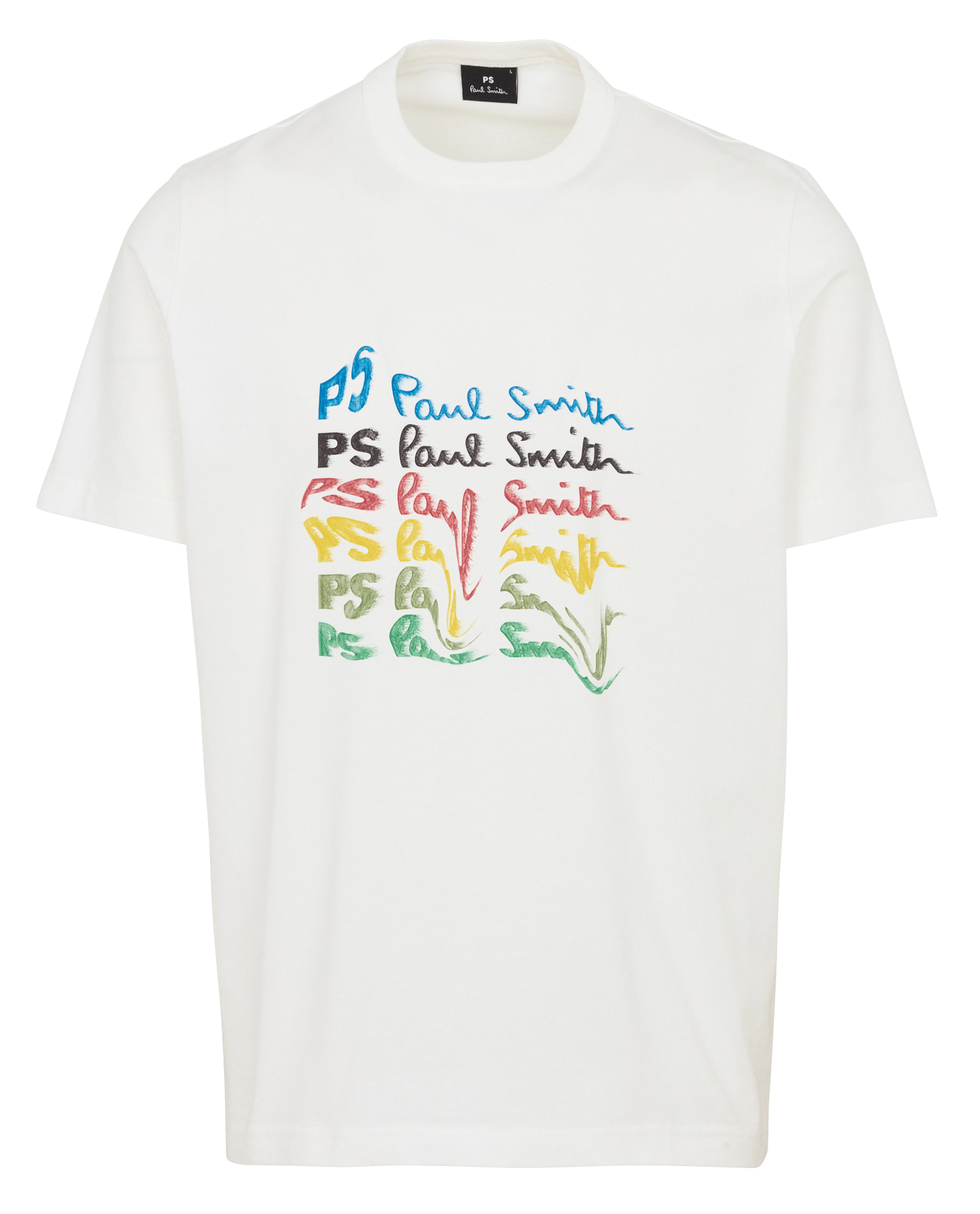Rundhals-T-Shirt aus Bio-Baumwolle PAUL SMITH Weiss