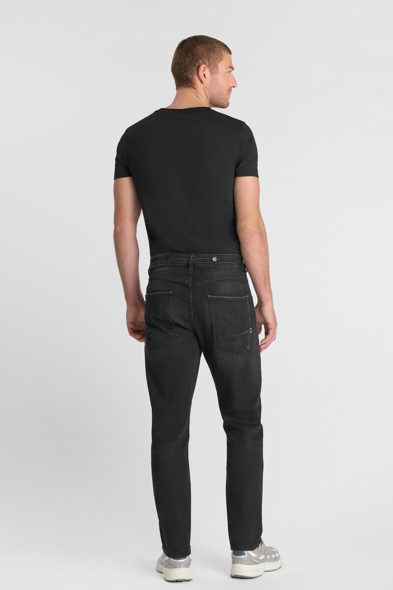 Loose jeans, wide, length 34 LE TEMPS DES CERISES Black