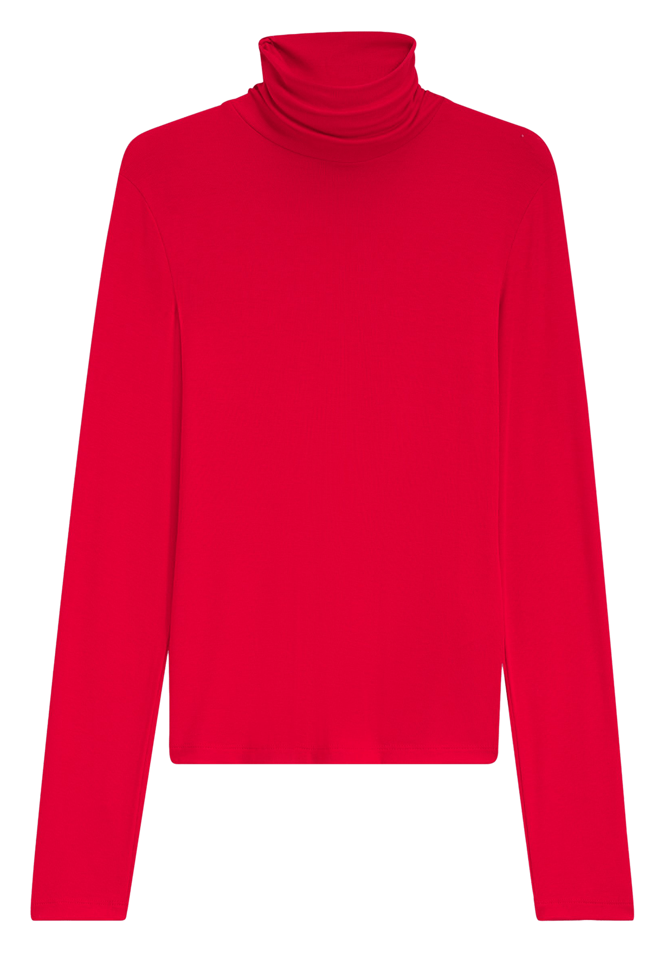 Solid turtleneck straight top BOSS Red
