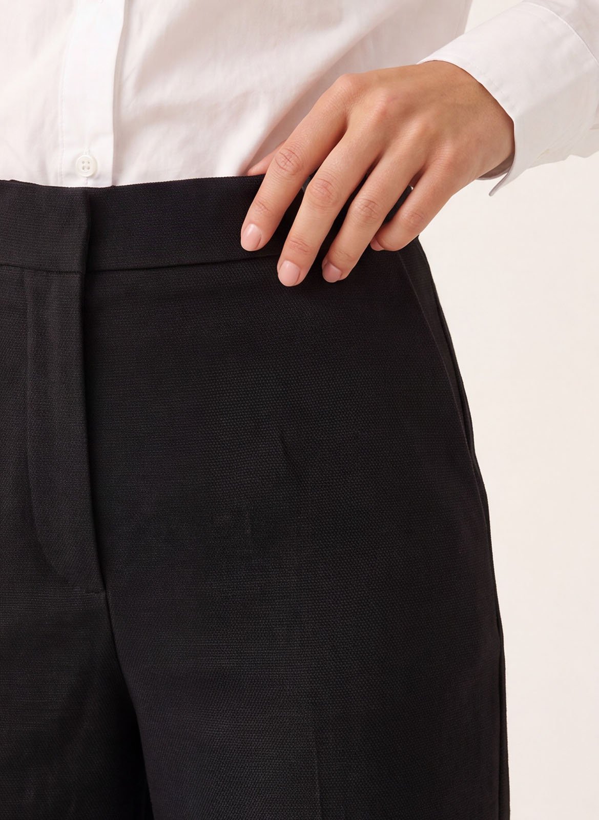 Weit geschnittene gerade Hose KOOKAI Schwarz