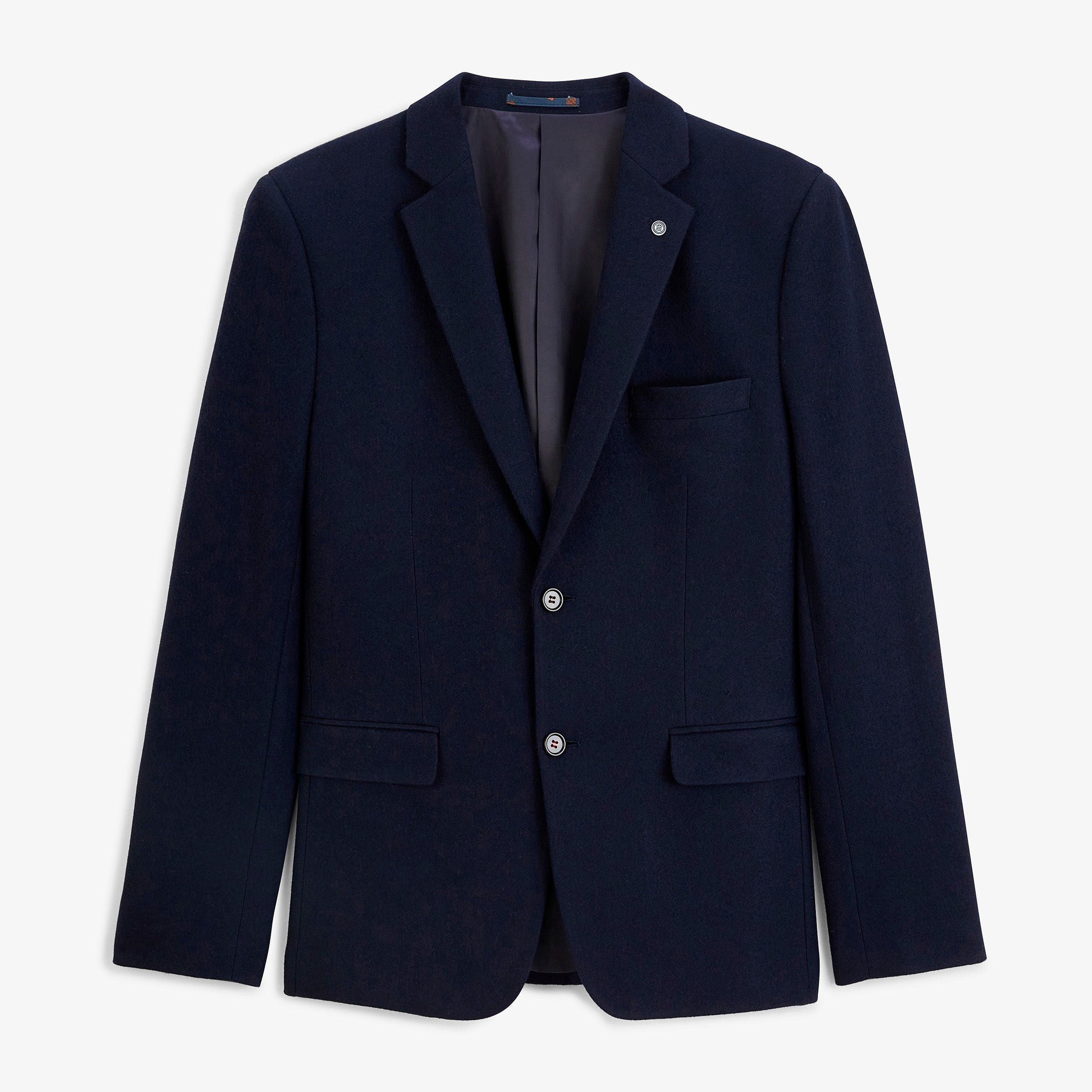 Navy blue wool HENRI blazer SERGE BLANCO Blue