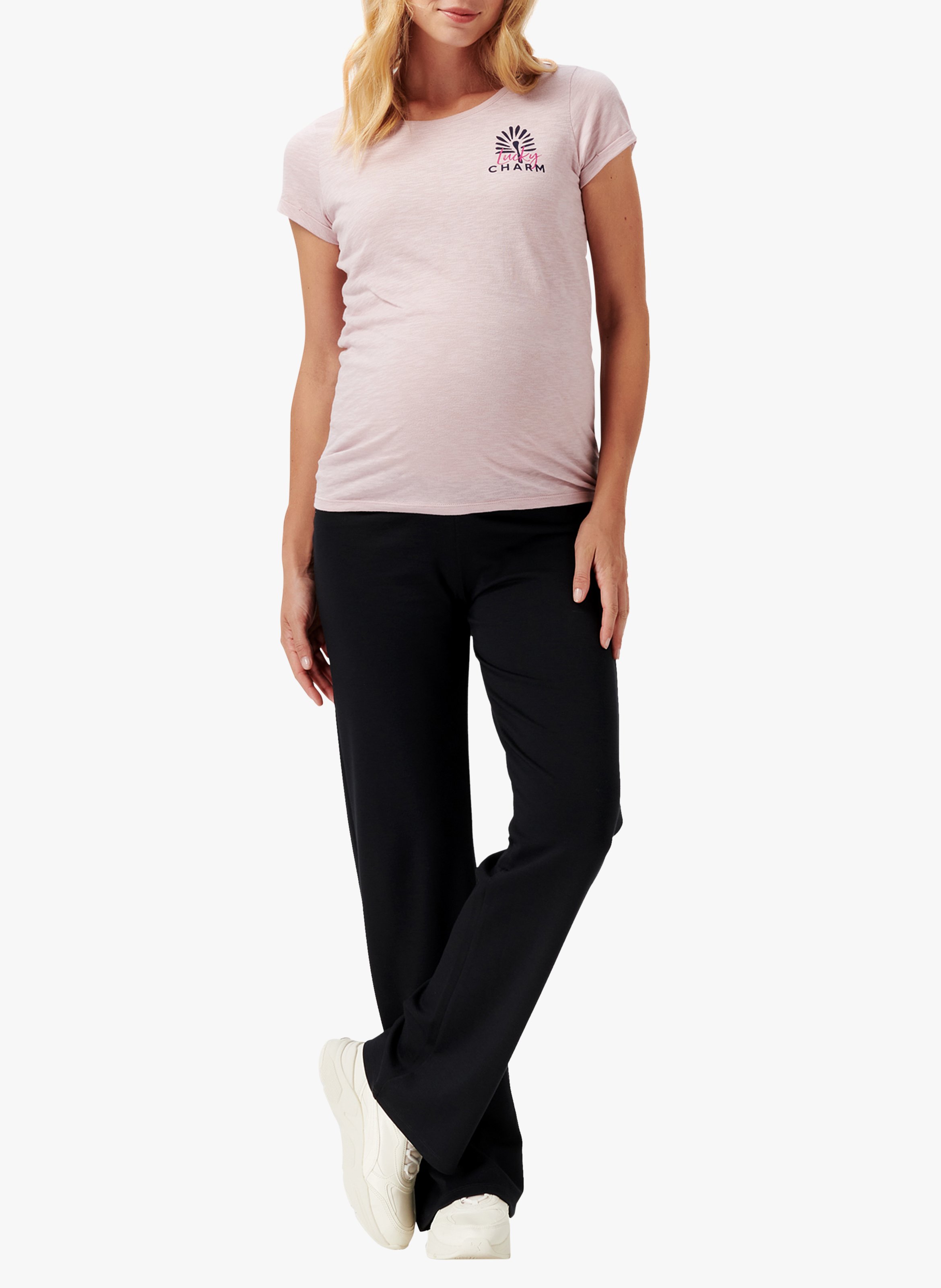 Loose-fit viscose pants NOPPIES Black