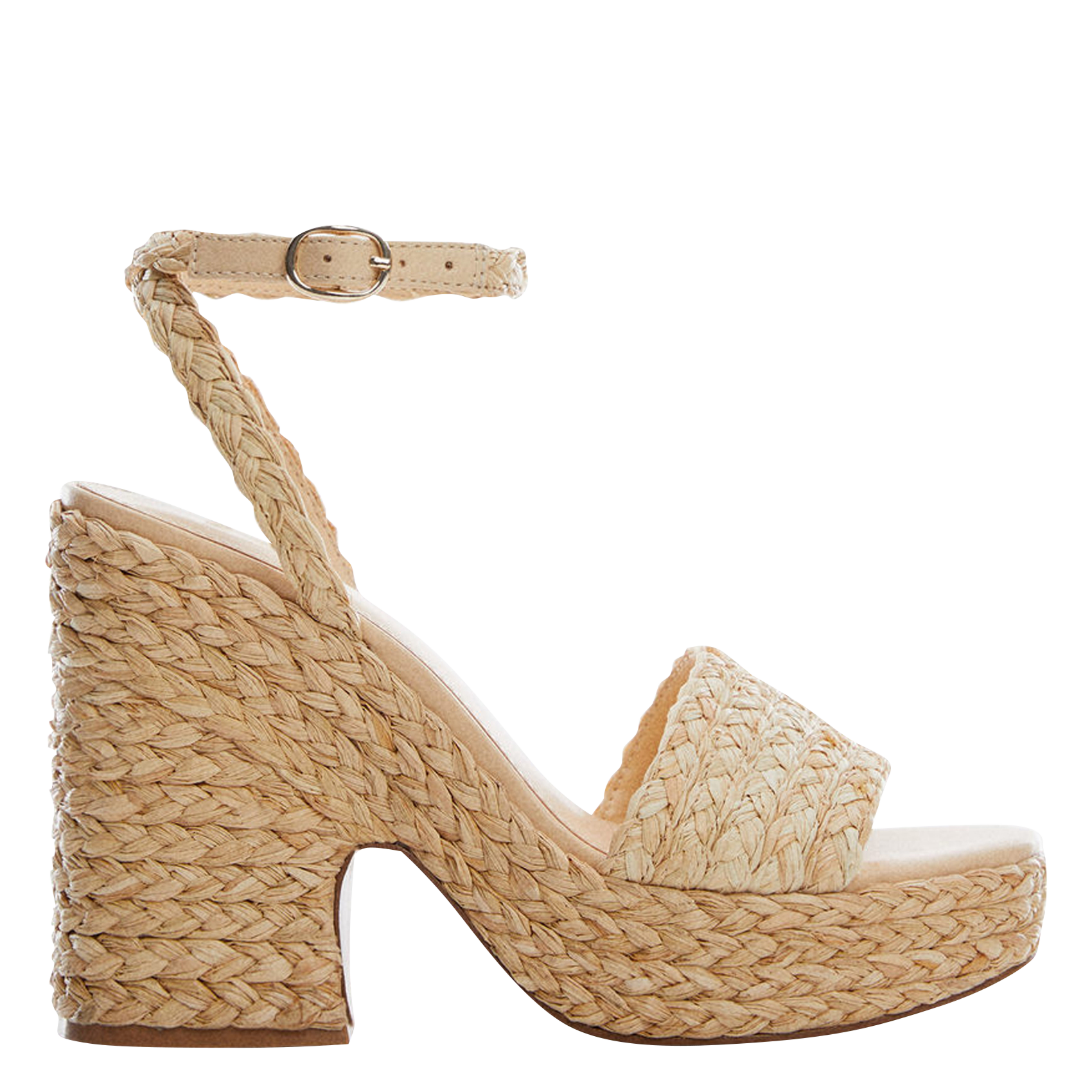 Sam Edelman April Raffia Braided Platform Woven Espadrille Wedge Sandals |  Dillard's