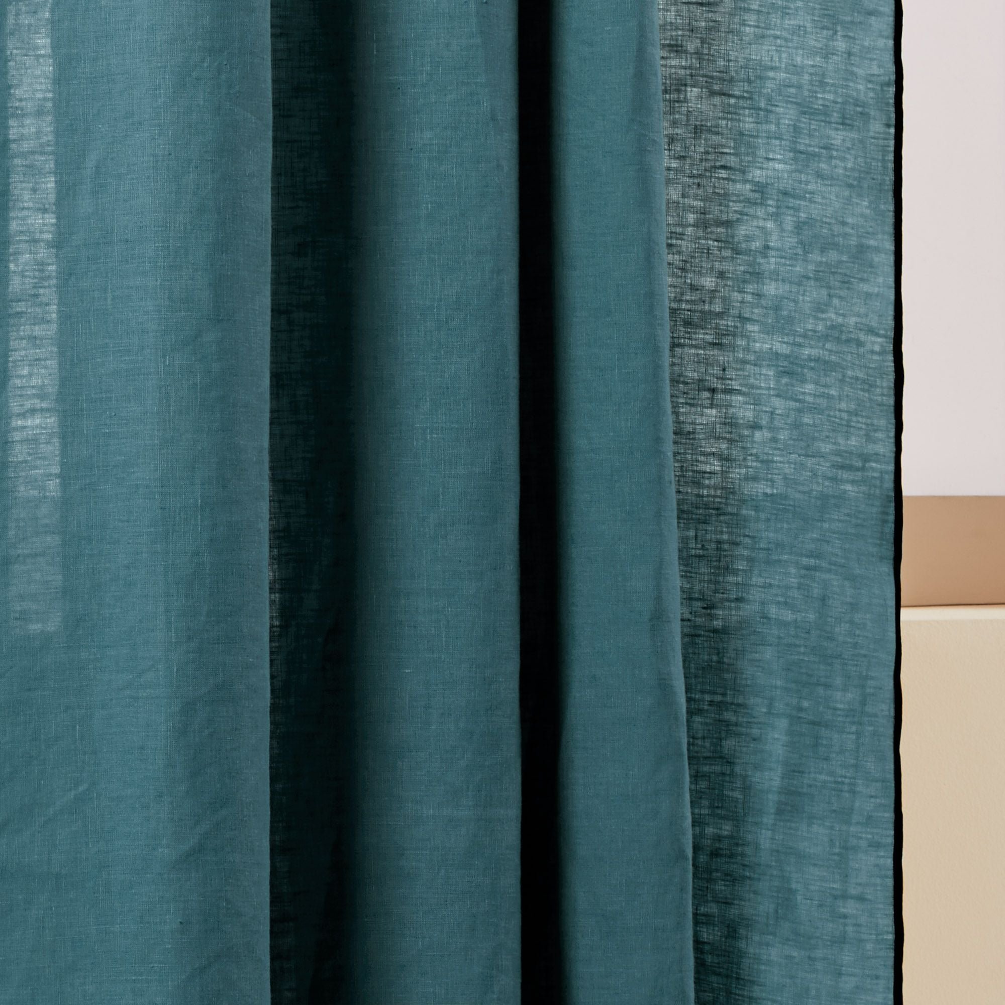 Curtain with gathering tape MADURA Blue