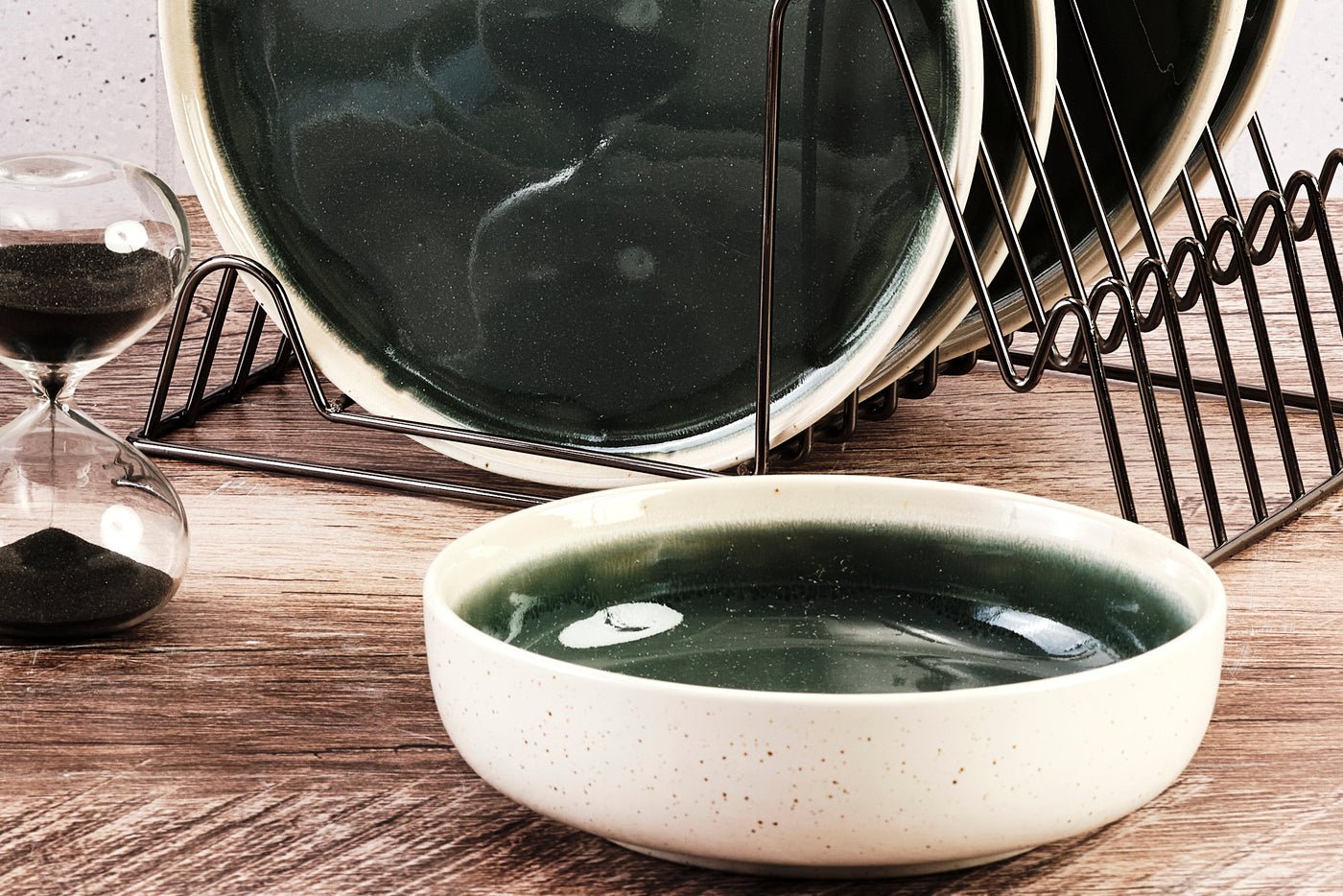 Bol oxygen ø17,5cm - 6 pièces - vert de gris BJORN Vert