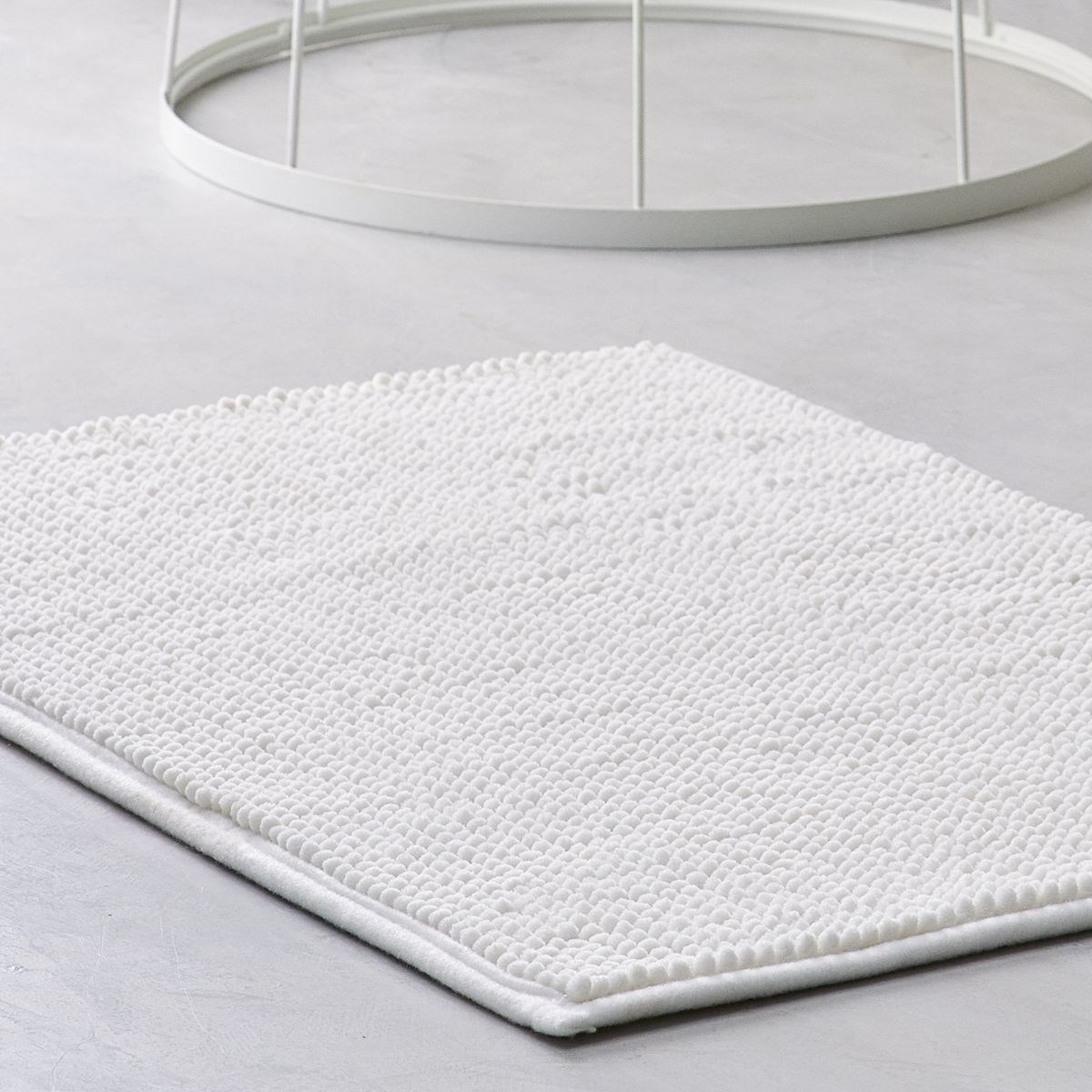 Spotted bath mat TODAY LINGE DE MAISON White