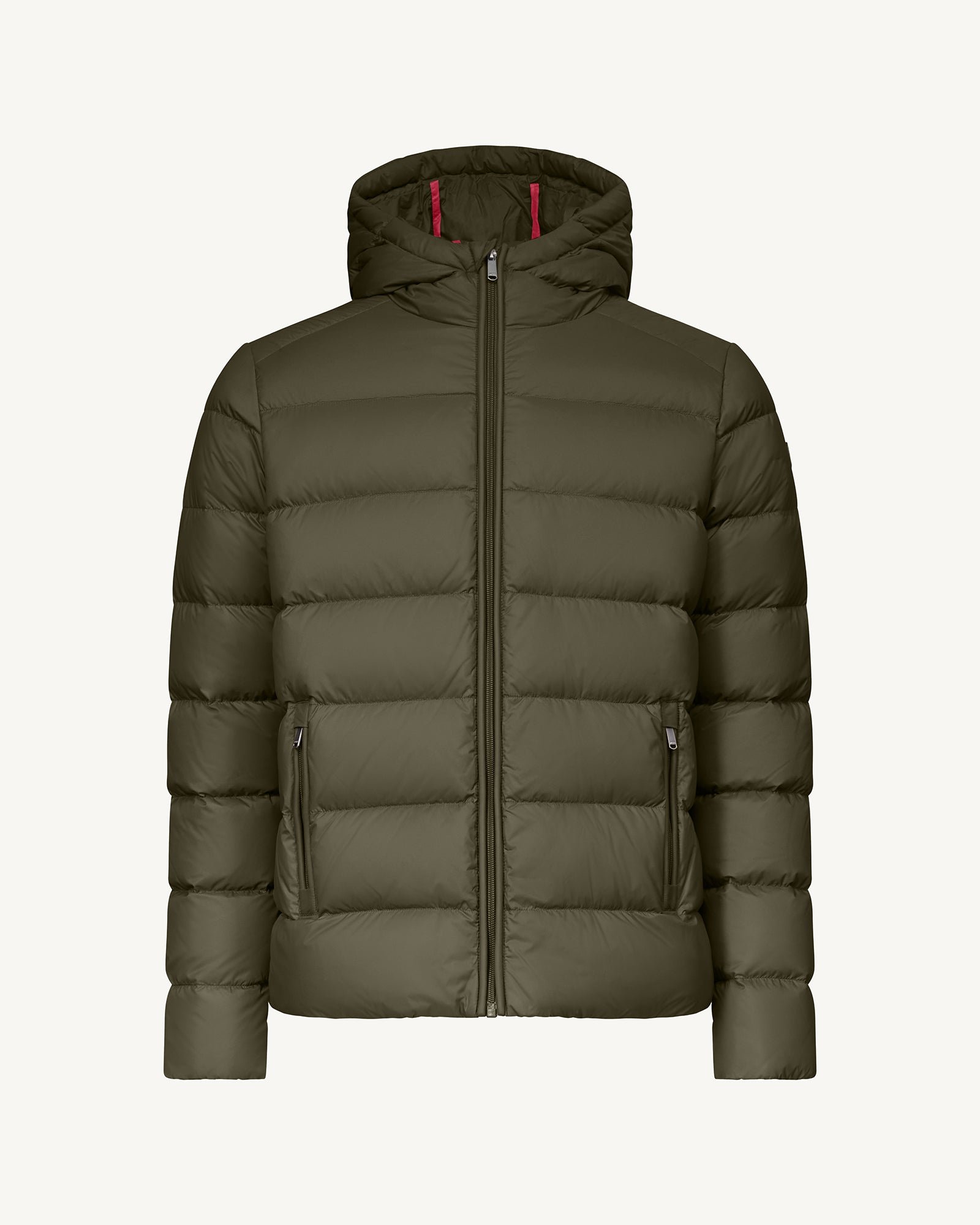 Straight hooded jacket John JOTT Green