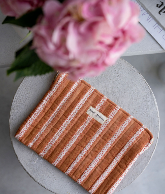 Flat clutch bag BINDI ATELIER Orange