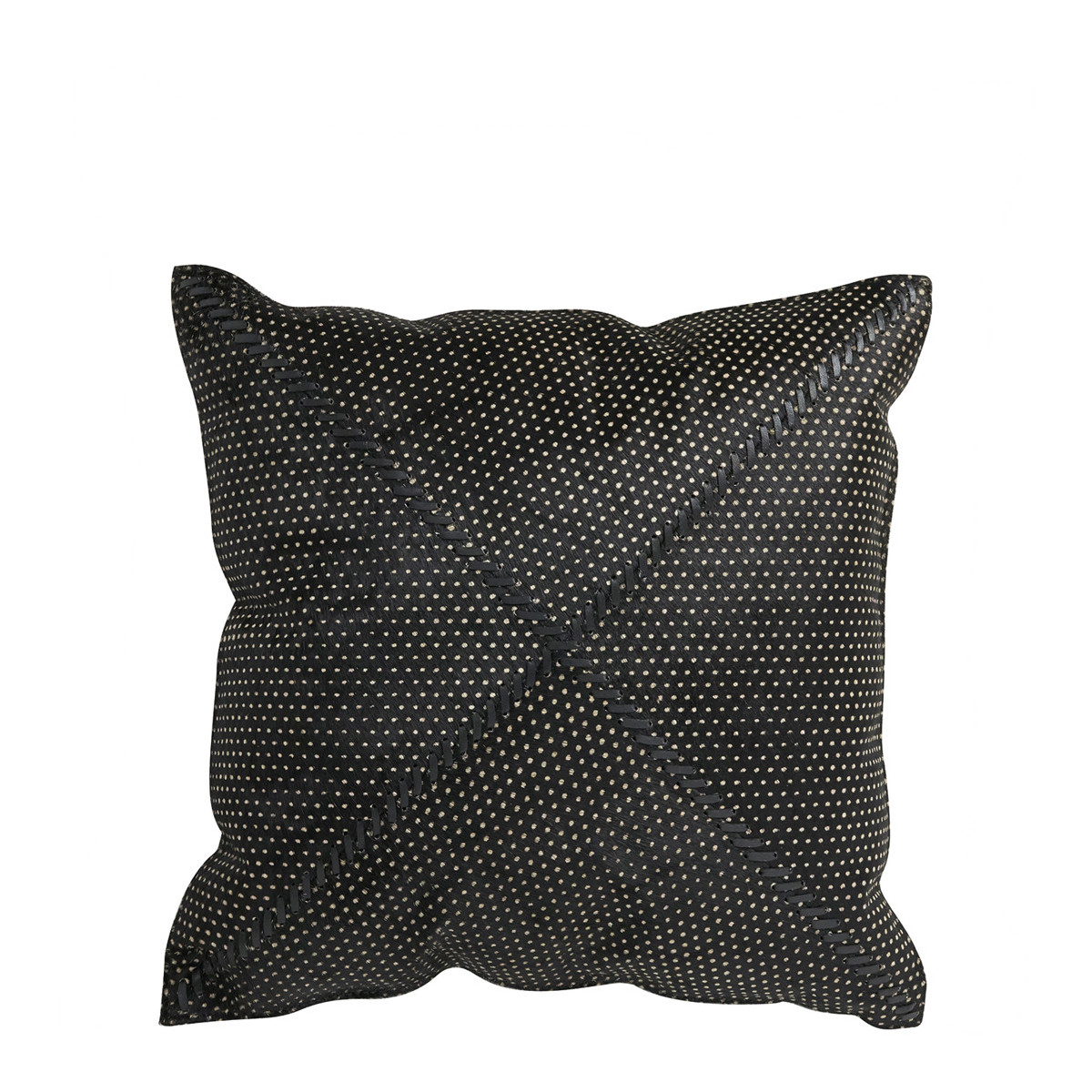 Coussin jelani BLANC D'IVOIRE Black