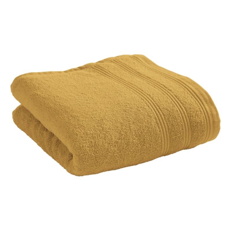 100% combed cotton hand towel COTON PUR Yellow