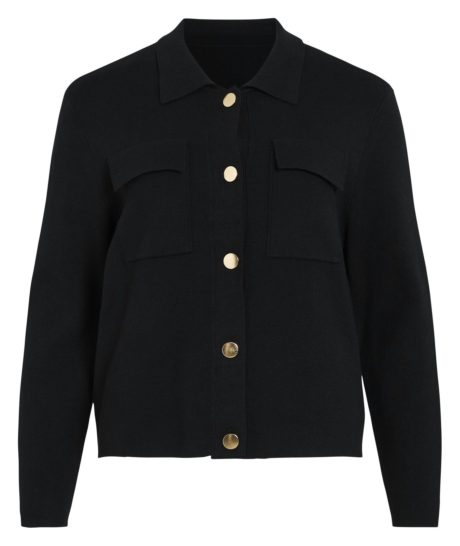 Gilet col classique  VILA Noir