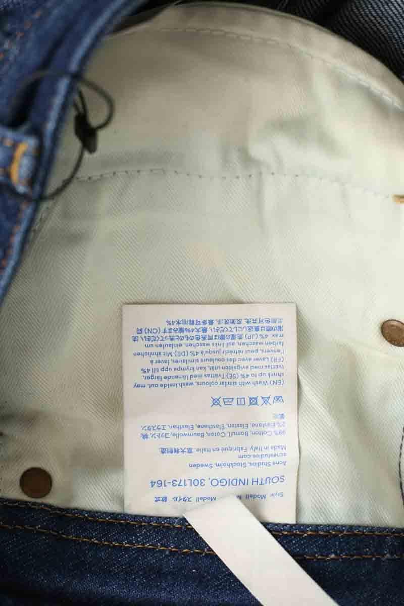 Bla Konst straight-leg cotton jeans ACNE STUDIOS - Seconde Main Blue