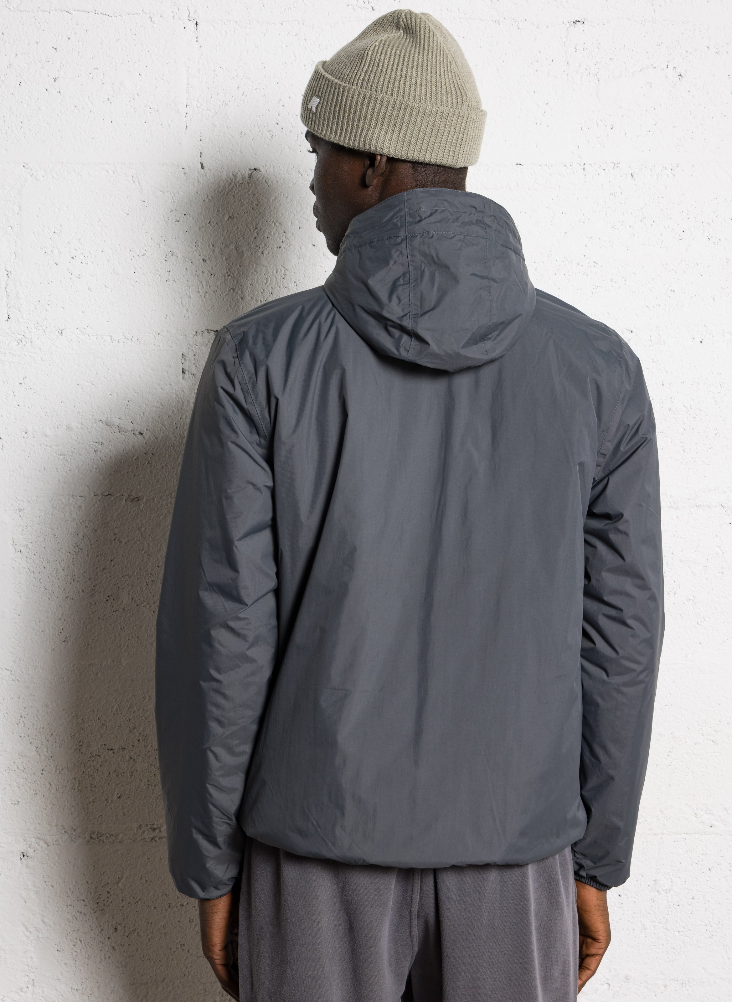 Coupe-vent col montant K-WAY Gris